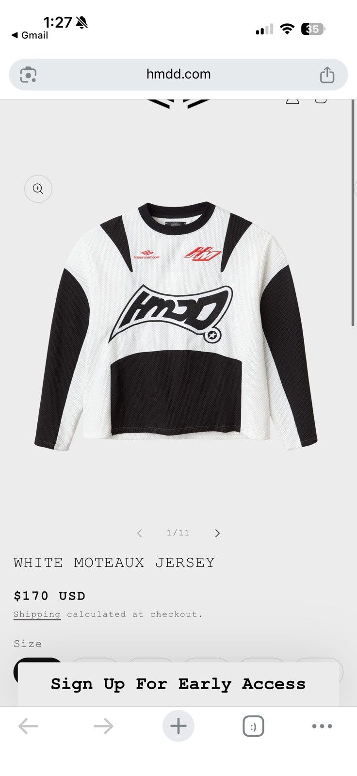 HMDD HMDD Moteaux Jersey Size US XS / EU 42 / 0 - 4 Thumbnail
