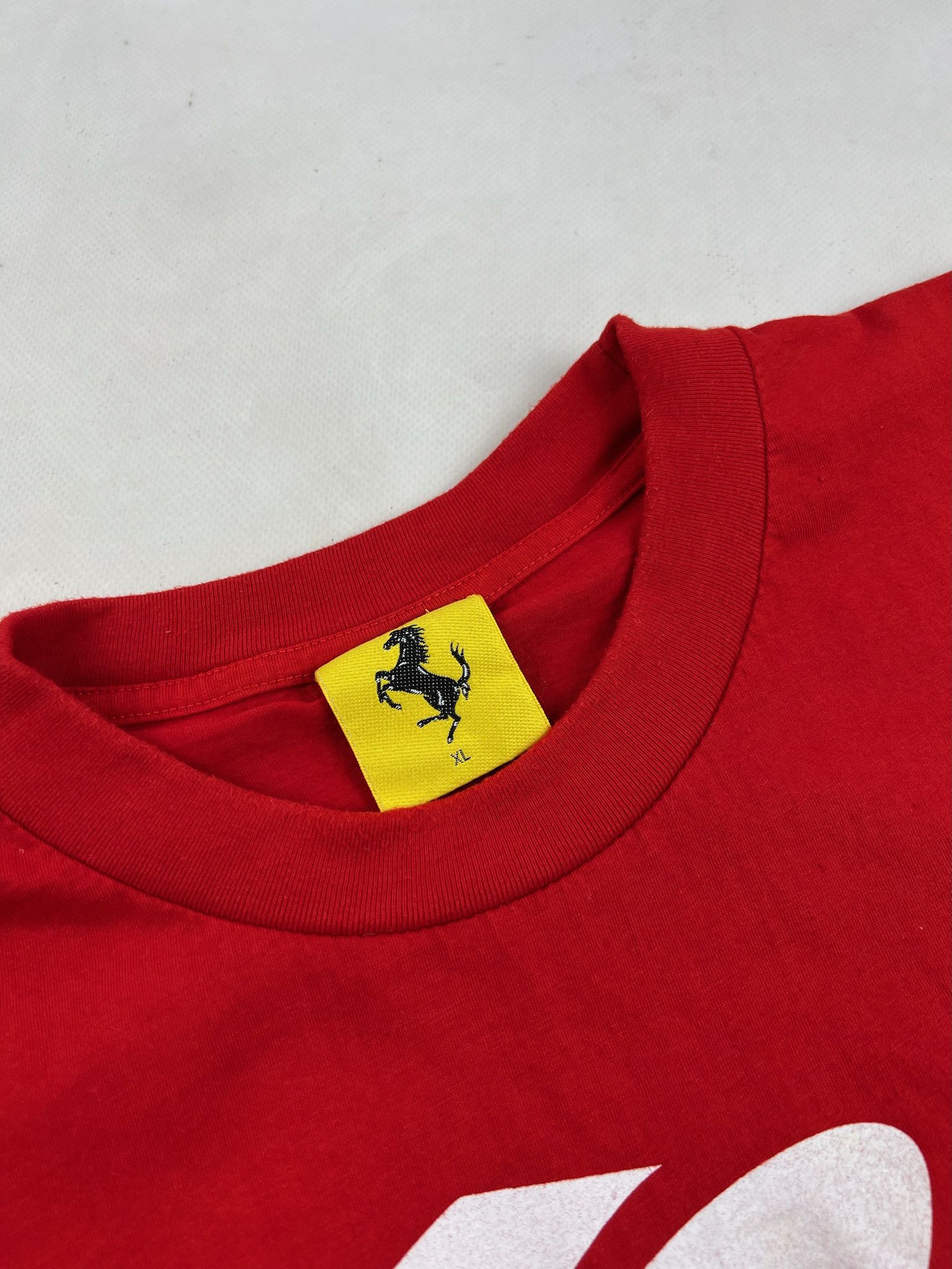 Ferrari Vintage Ferrari Racing F1 T-Shirt 1996 Big Logo Red Men Sz L Size US XL / EU 56 / 4 - 3 Thumbnail