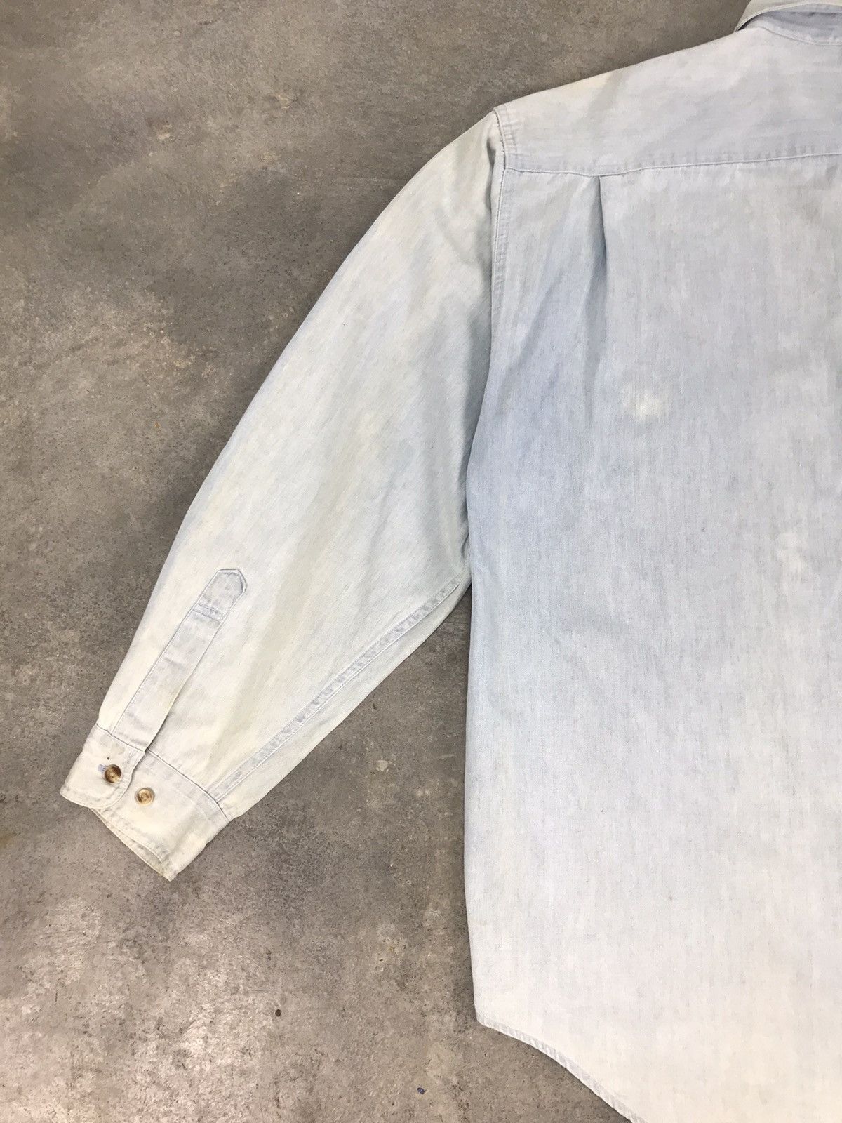 Pepsi Vintage Pepsi Longsleeve Distressed Button Up Shirt Denim Size US XXL / EU 58 / 5 - 8 Thumbnail