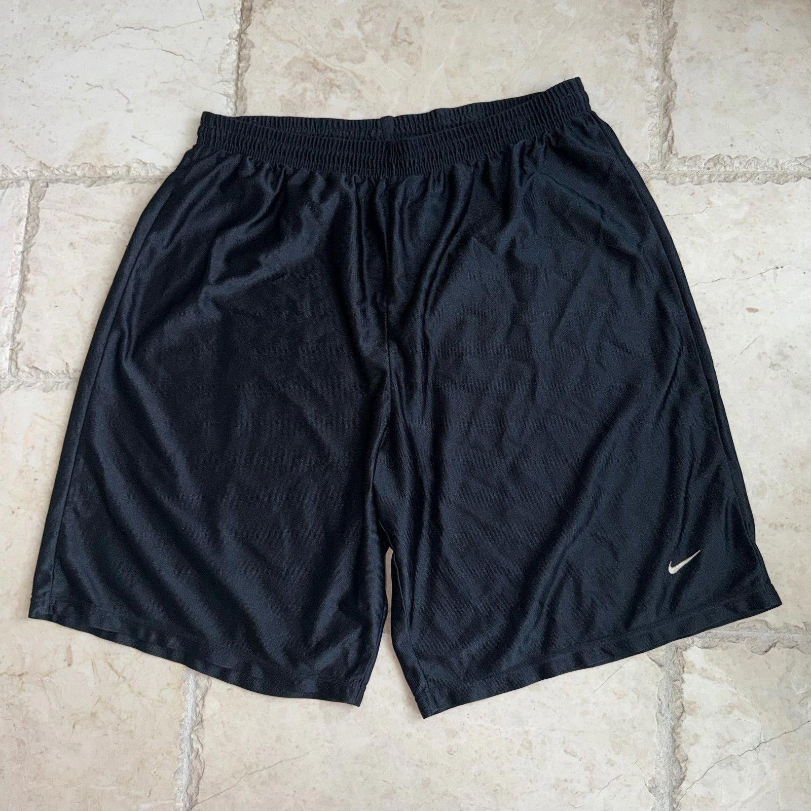 Nike Nike Black Satin Shimmer Dazzle Hoop Shorts Mens LG Rare 90s Size US 34 / EU 50 - 1 Thumbnail