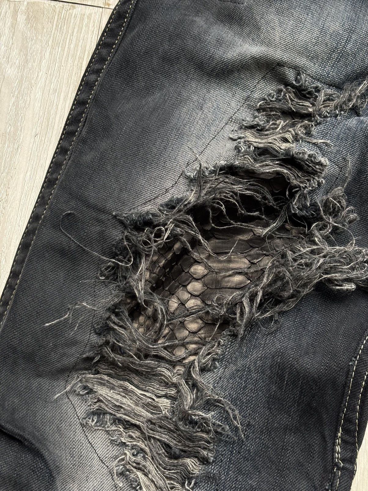 Japanese Brand BLUE WAY/ made in nippon flare jeans Size US 31 - 4 Thumbnail