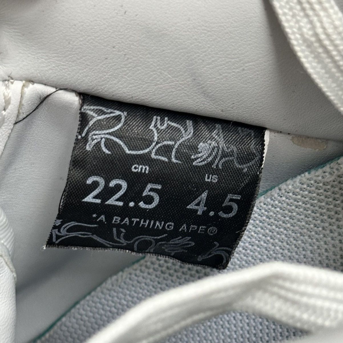 Bape Bape Sta A Bathing Ape White Sneakers Shoes Nigo Size US 6.5 / IT 36.5 - 14 Thumbnail