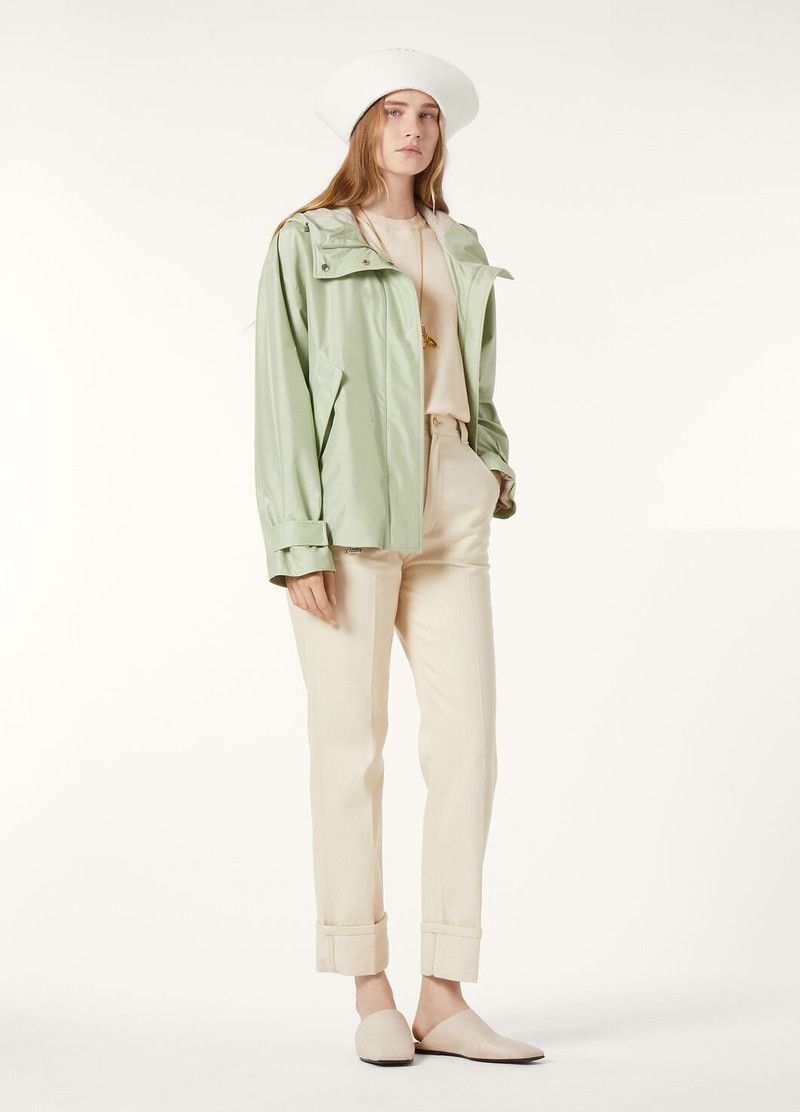 Loro Piana o1srvl11e0526 FAP3588 Evan Parka Jacket in Light Green Size S / US 4 / IT 40 - 2 Thumbnail