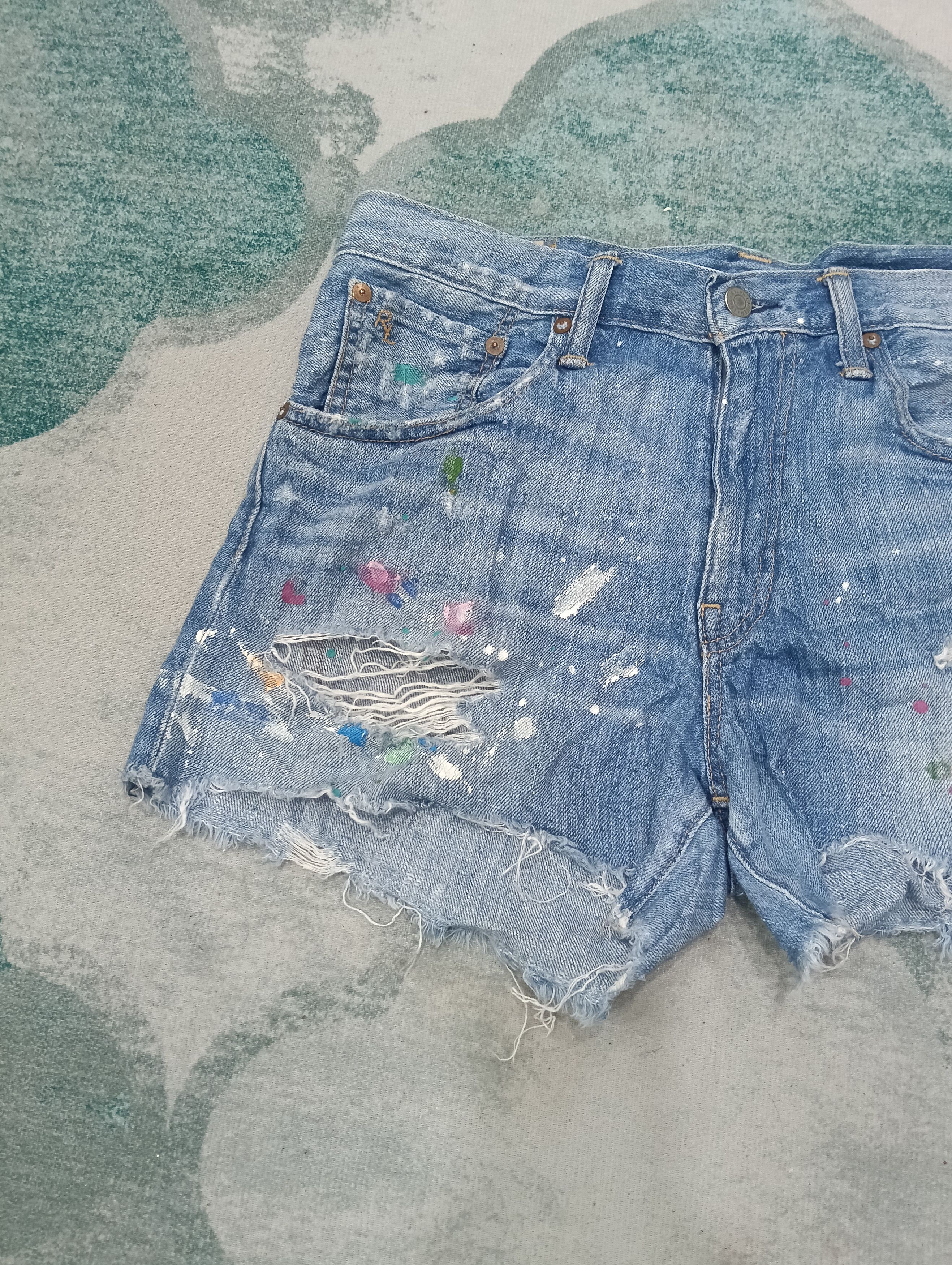 Japanese Brand × Polo Ralph Lauren × RRL Ralph Lauren Ralph Lauren Short Jeans Size 32" / US 10 / IT 46 - 4 Thumbnail