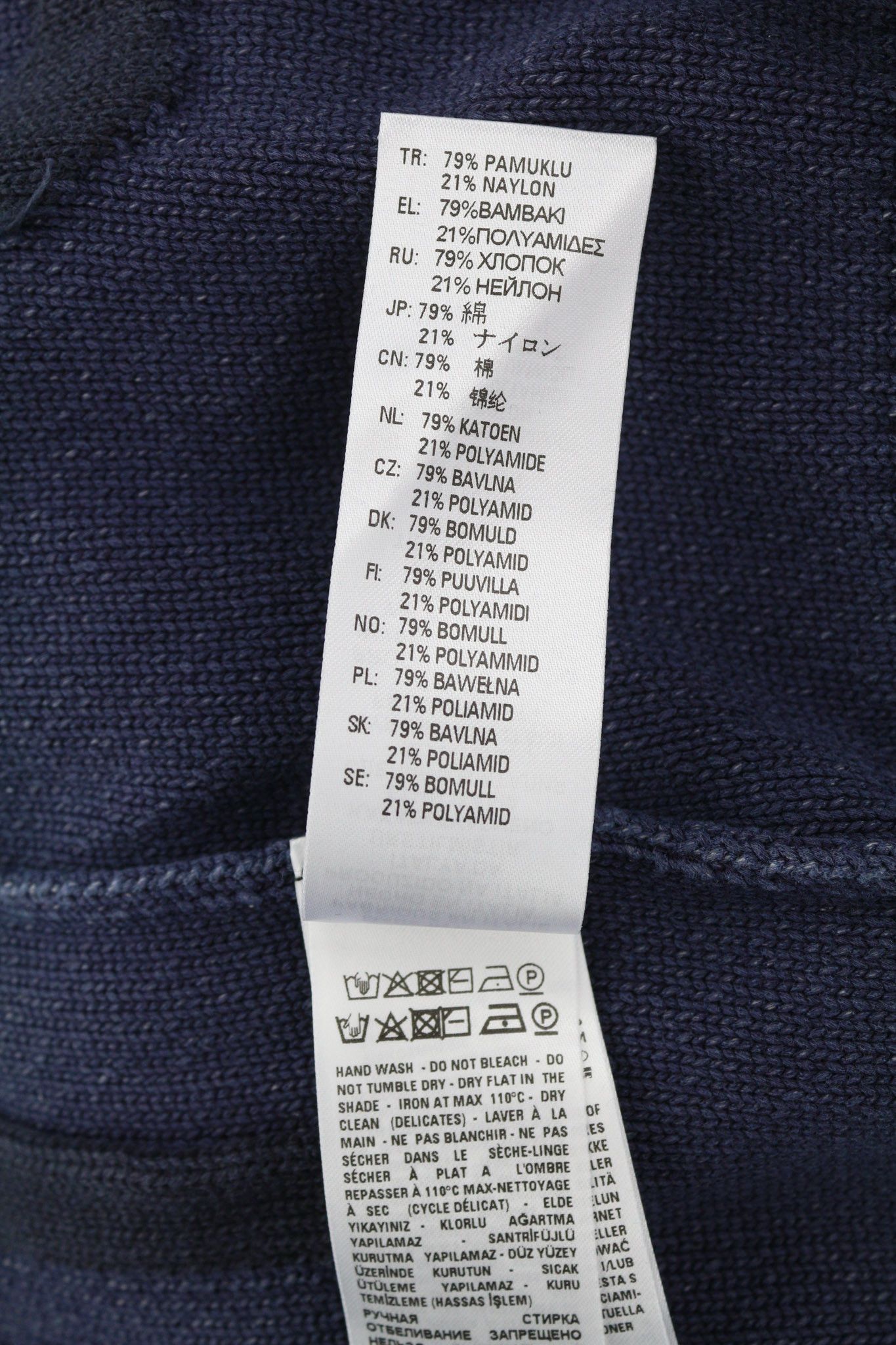 Diesel K-NORTHERN S Washed Crew Knit Blue Jumper 40131 Size US S / EU 44-46 / 1 - 9 Thumbnail