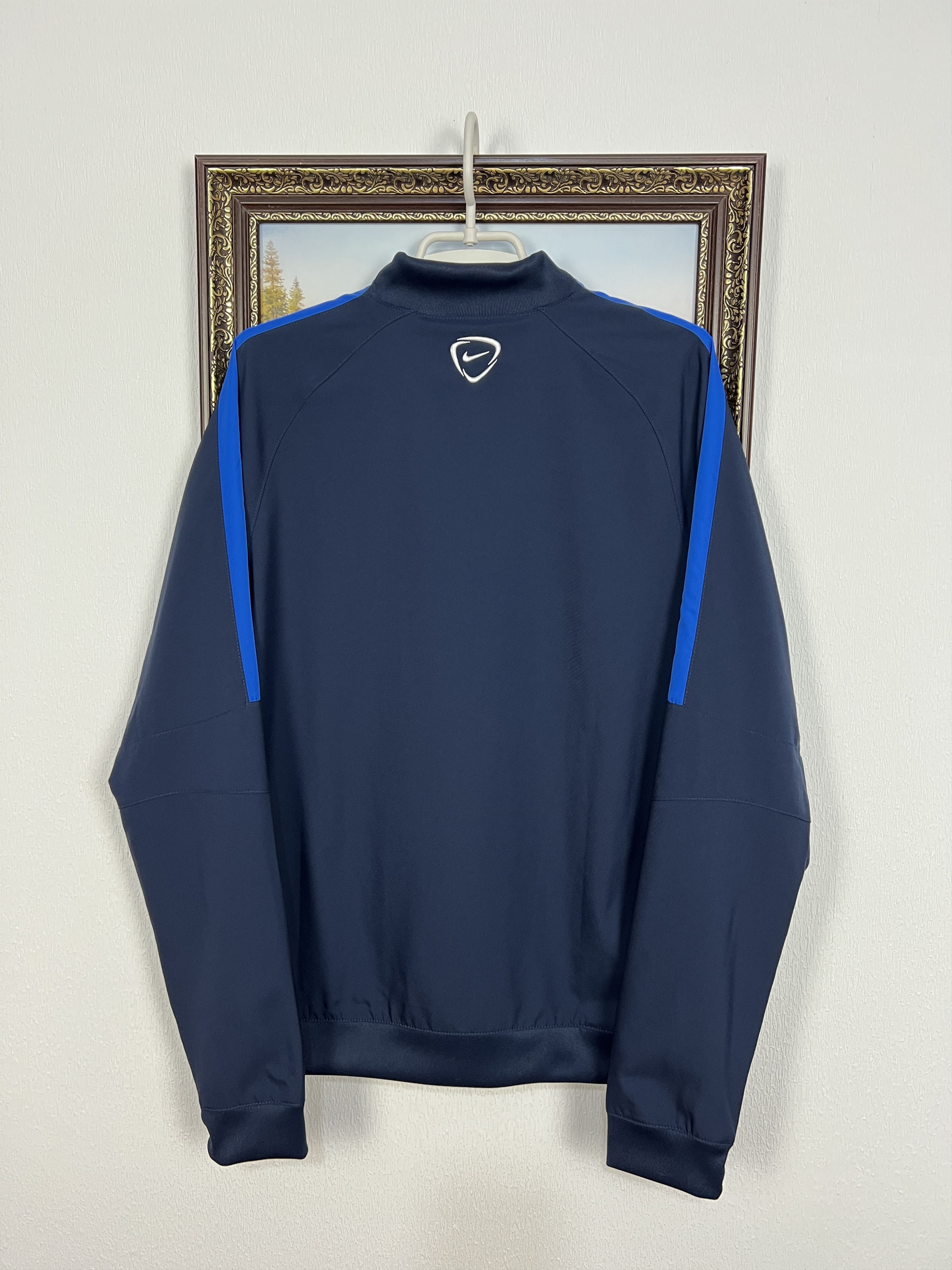Nike Vintage Nike Wolfsburg Football Jacket Soccer Blue Track Size US M / EU 48-50 / 2 - 14 Thumbnail