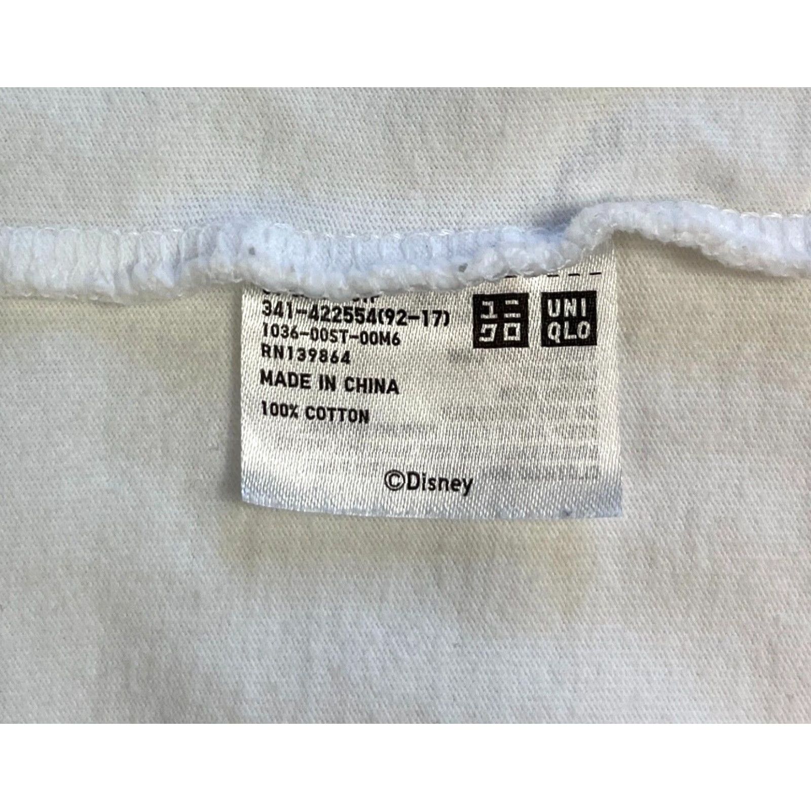 Uniqlo UNIQLO x Disney MOUSE 3D T-SHIRT Unisex Adults M White Cotton Short Sleeve Crew Neck Mickey Mouse Vintage Size US M / EU 48-50 / 2 - 5 Thumbnail