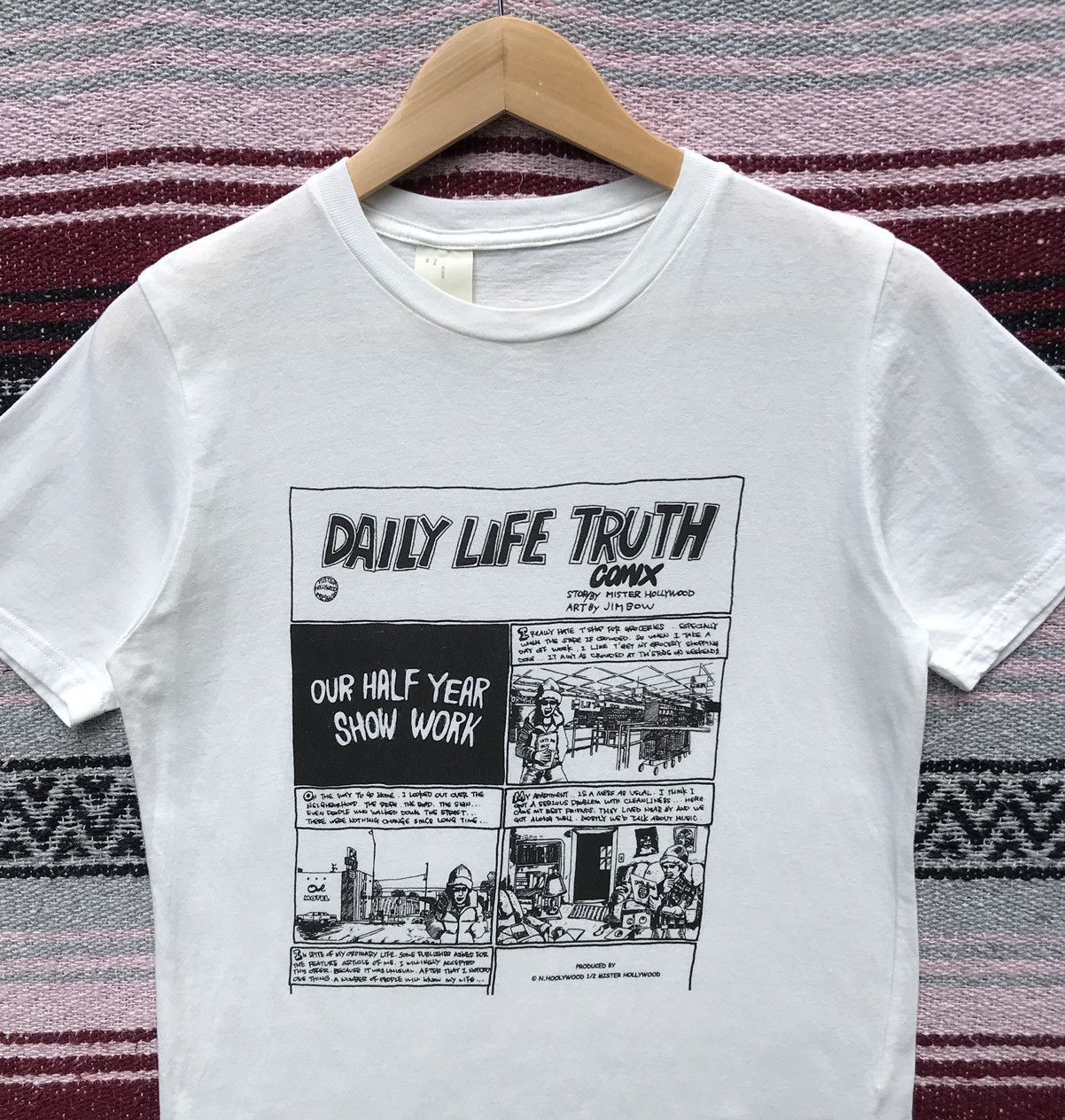 Japanese Brand × N.Hoolywood N.Hoolywood X Jim Bow Comic Art Tee Mister Hoolywood Size US S / EU 44-46 / 1 - 6 Thumbnail