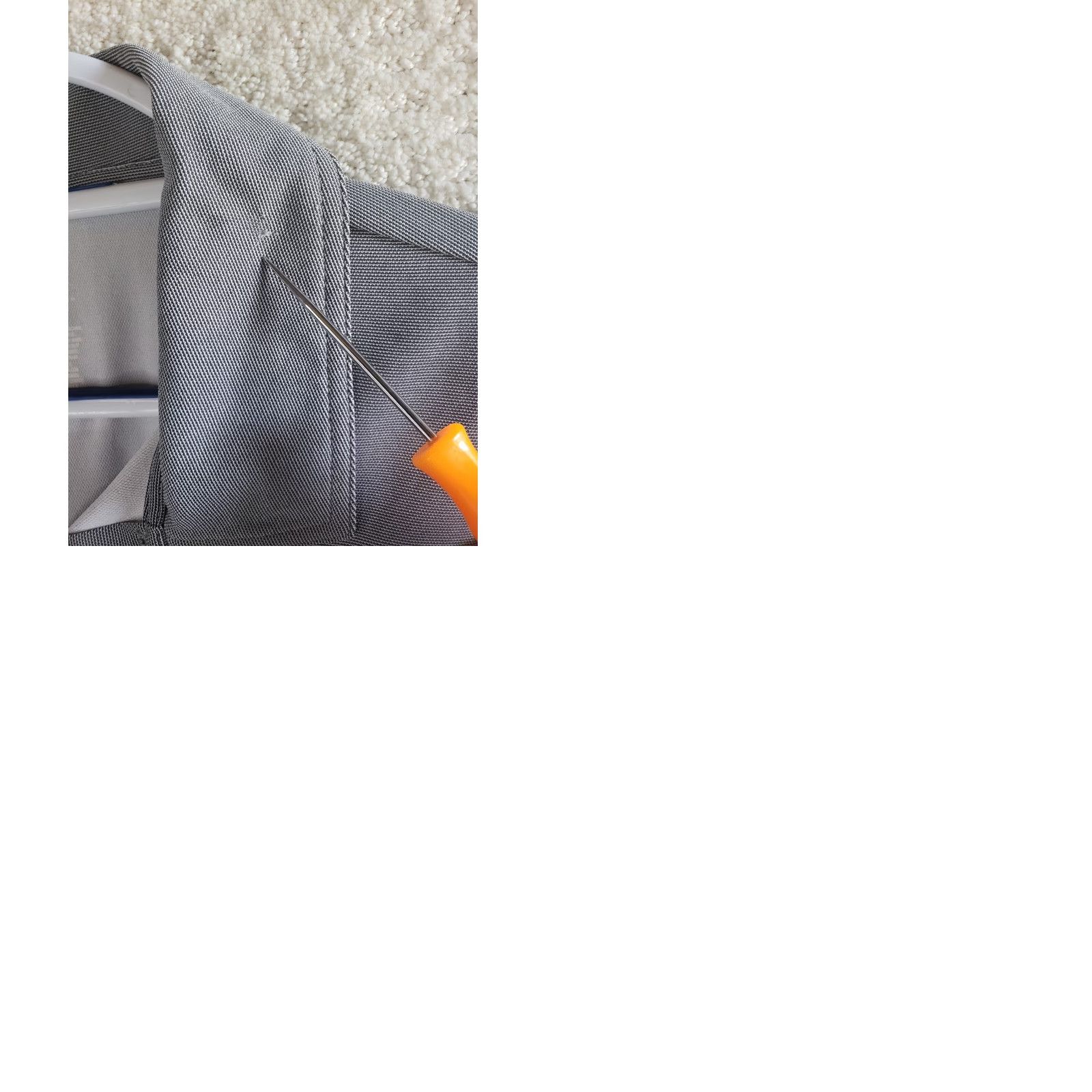 Vintage ALL IN MOTION Polo Shirt Gray Blue Stripe Golf XL Men Size US XL / EU 56 / 4 - 9 Thumbnail