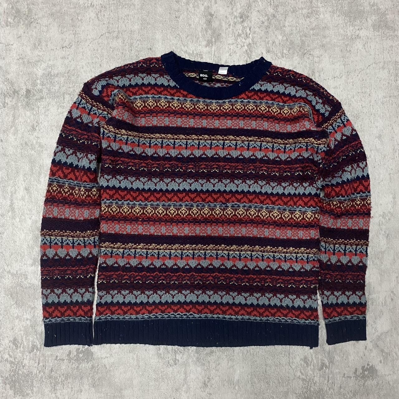 Other Red and blue striped knit sweater #striped Size US M / EU 48-50 / 2 - 1 Thumbnail