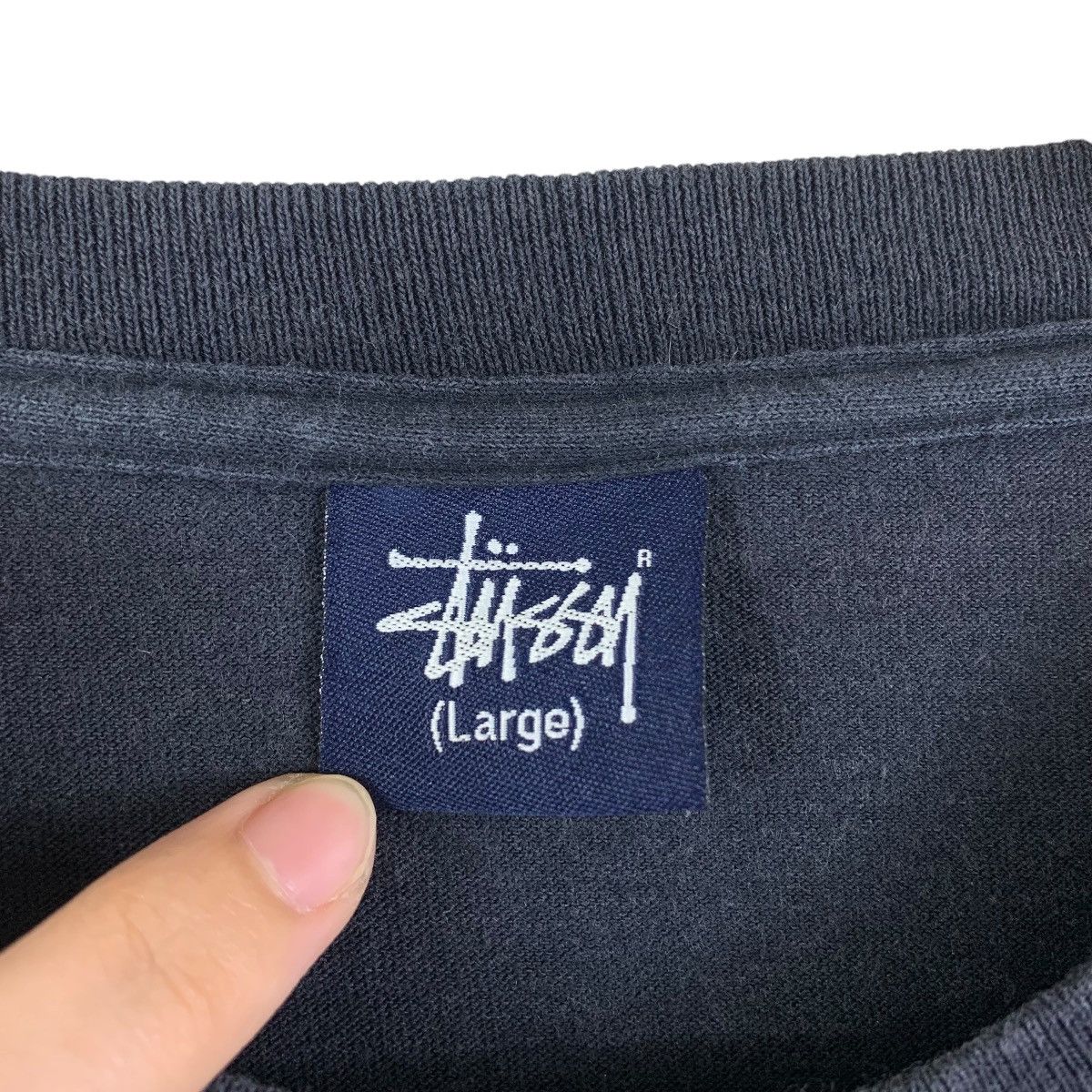 Stussy × Vintage Vintage 90s STUSSY spellout big printed streetwear tee Size US L / EU 52-54 / 3 - 3 Thumbnail