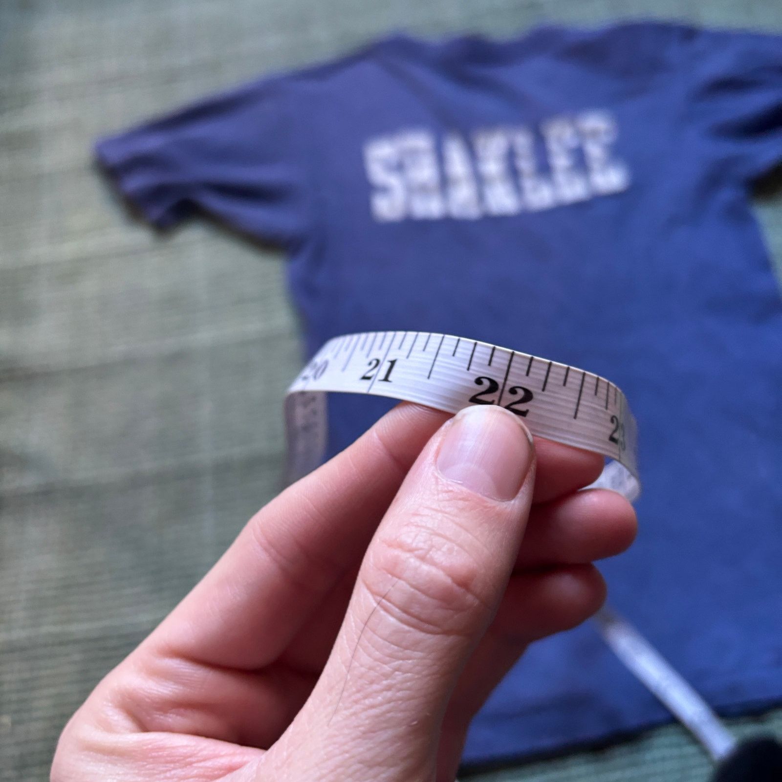 Vintage 1970s cotton single stitched blue distressed kids tee shirt Size XS / US 0-2 / IT 36-38 - 9 Thumbnail