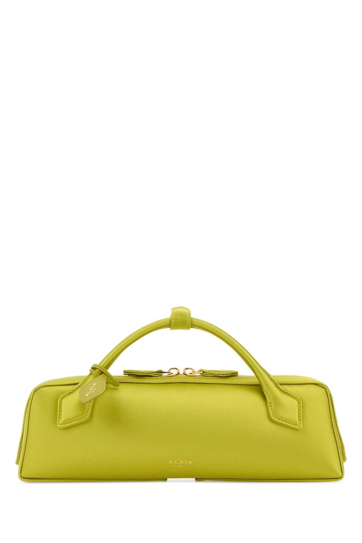 Alaia Acid Green Satin Le Teckel Handbag Size ONE SIZE - 1 Thumbnail