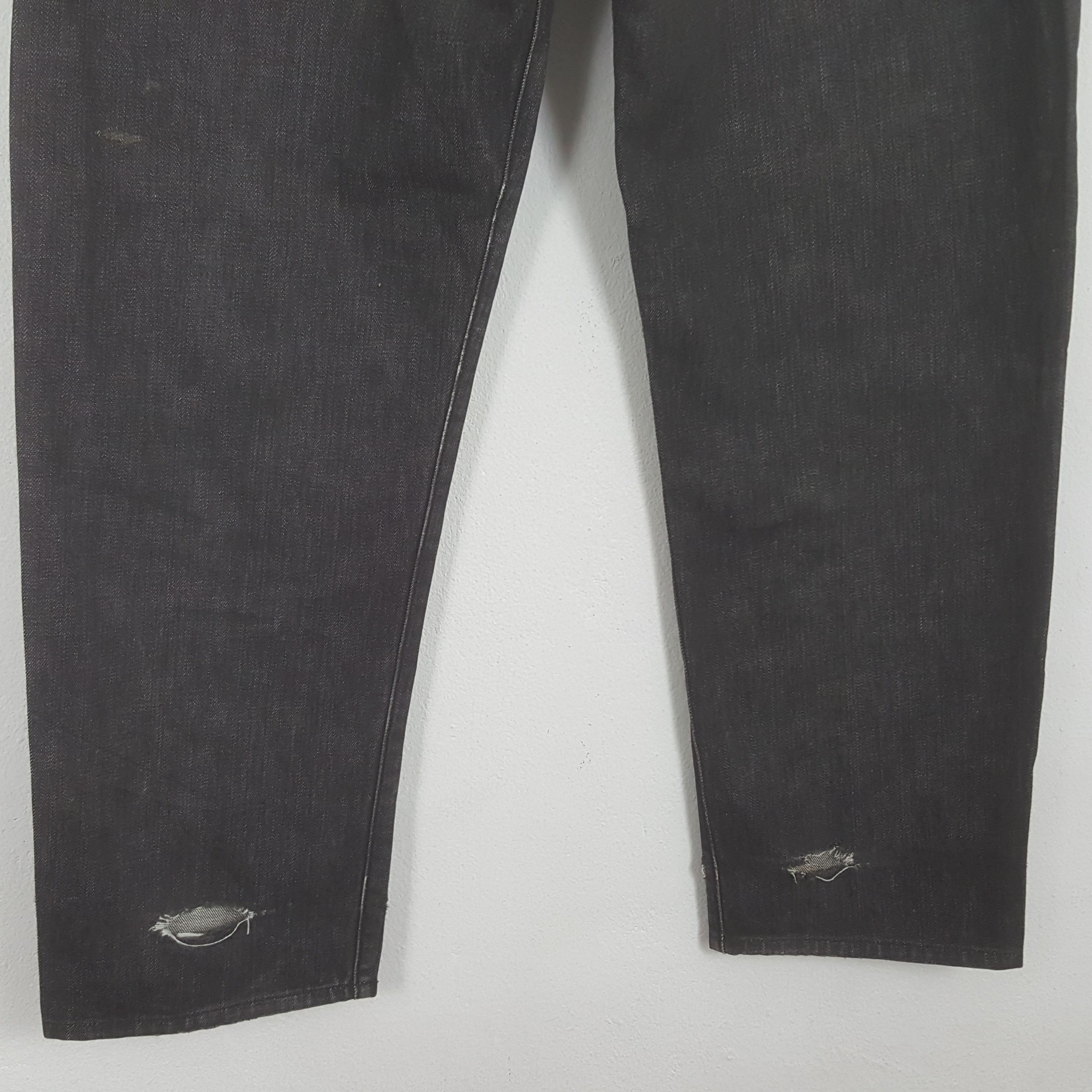 Vintage Stussy USA Custom Art Big Logo Denim Jeans