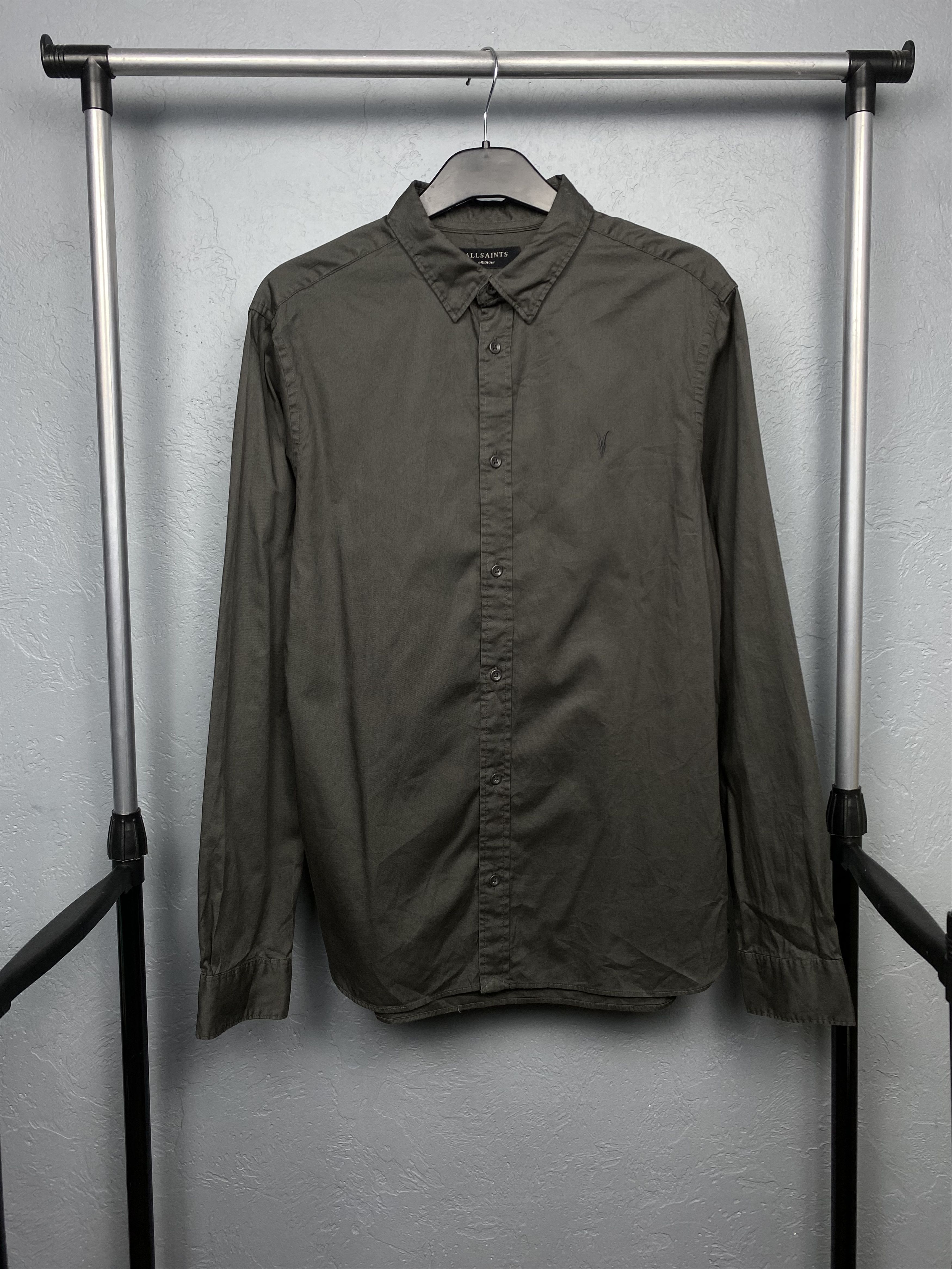 Allsaints Allsaints Vintage Mens Redondo Long Sleeve Shirt Size US M / EU 48-50 / 2 - 1 Thumbnail