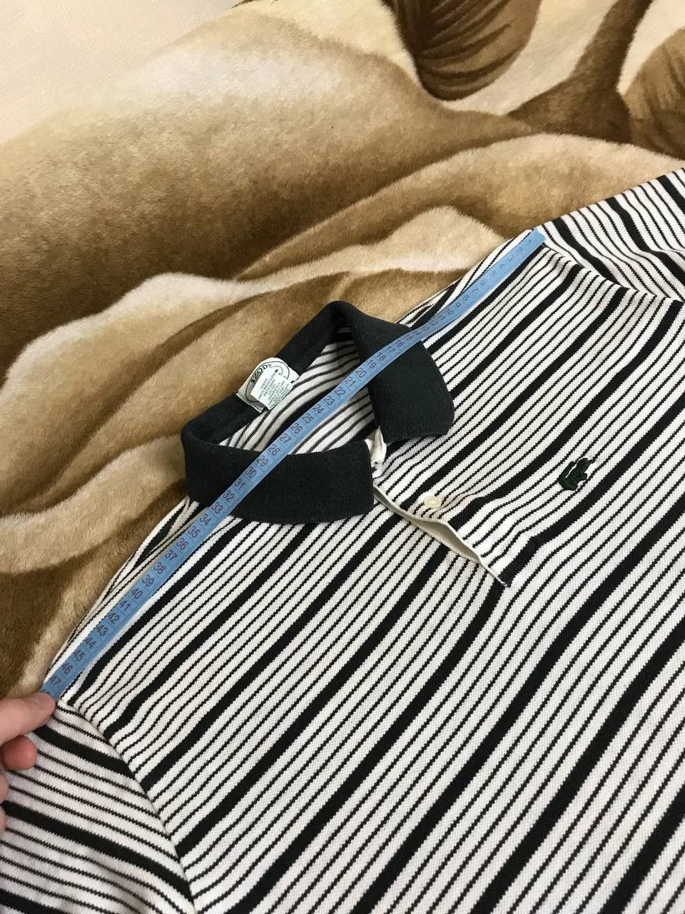 Lacoste 🔥 90s RARE Lacoste x Izod Vintage Striped Polo T Shirt USA Size US L / EU 52-54 / 3 - 12 Thumbnail