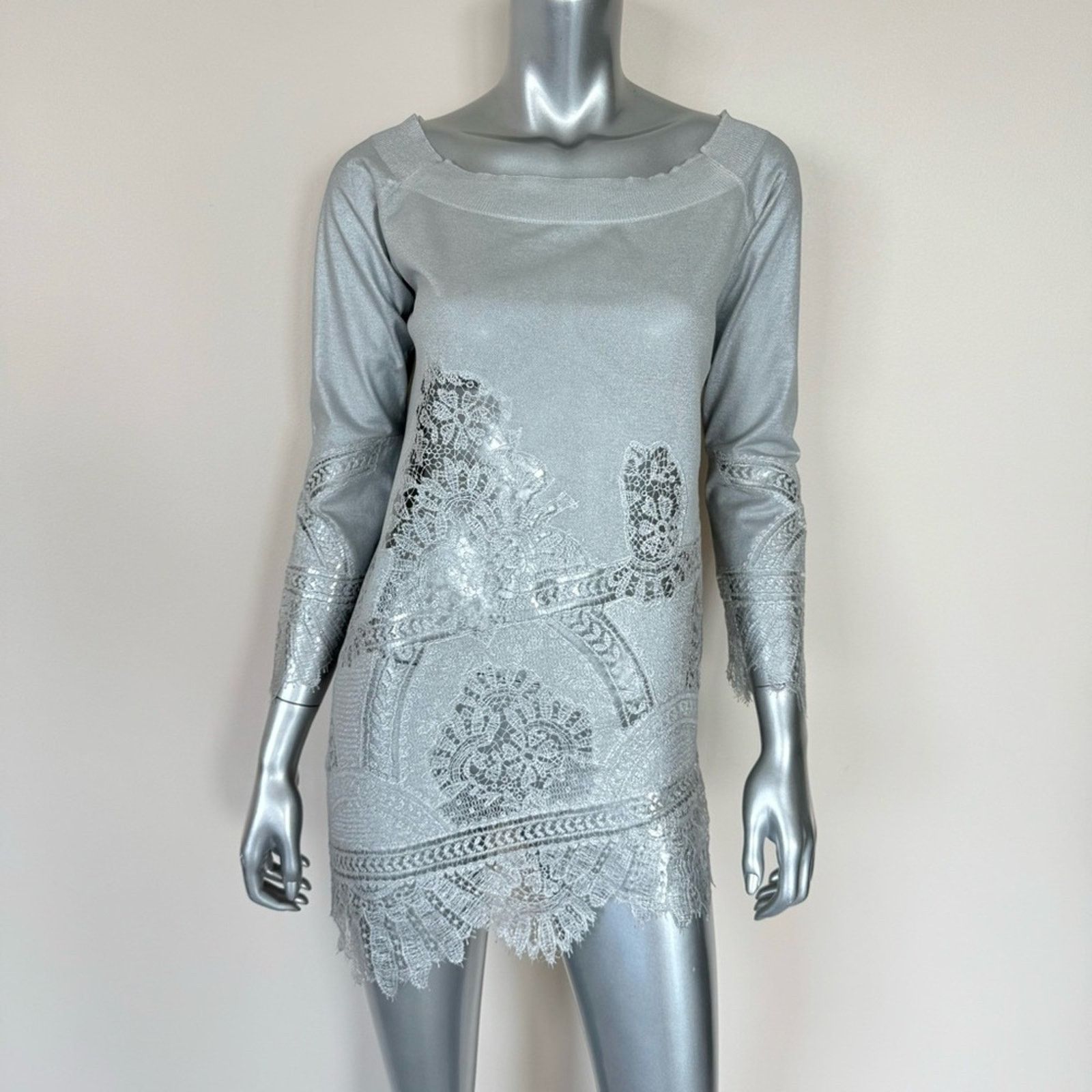 Ermanno Scervino NWT! Ermanno Scervino women top size 40IT or 4US 950$ Size S / US 4 / IT 40 - 1 Thumbnail