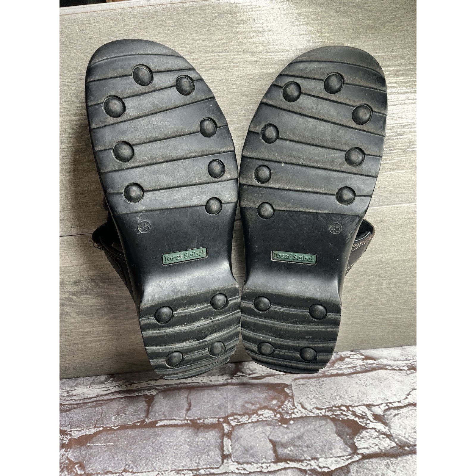JOSEF SEIBAL Josef Seibel Jeremy Brown Leather Fisherman Strap Sandals Me Size US 12 / EU 45 - 6 Thumbnail