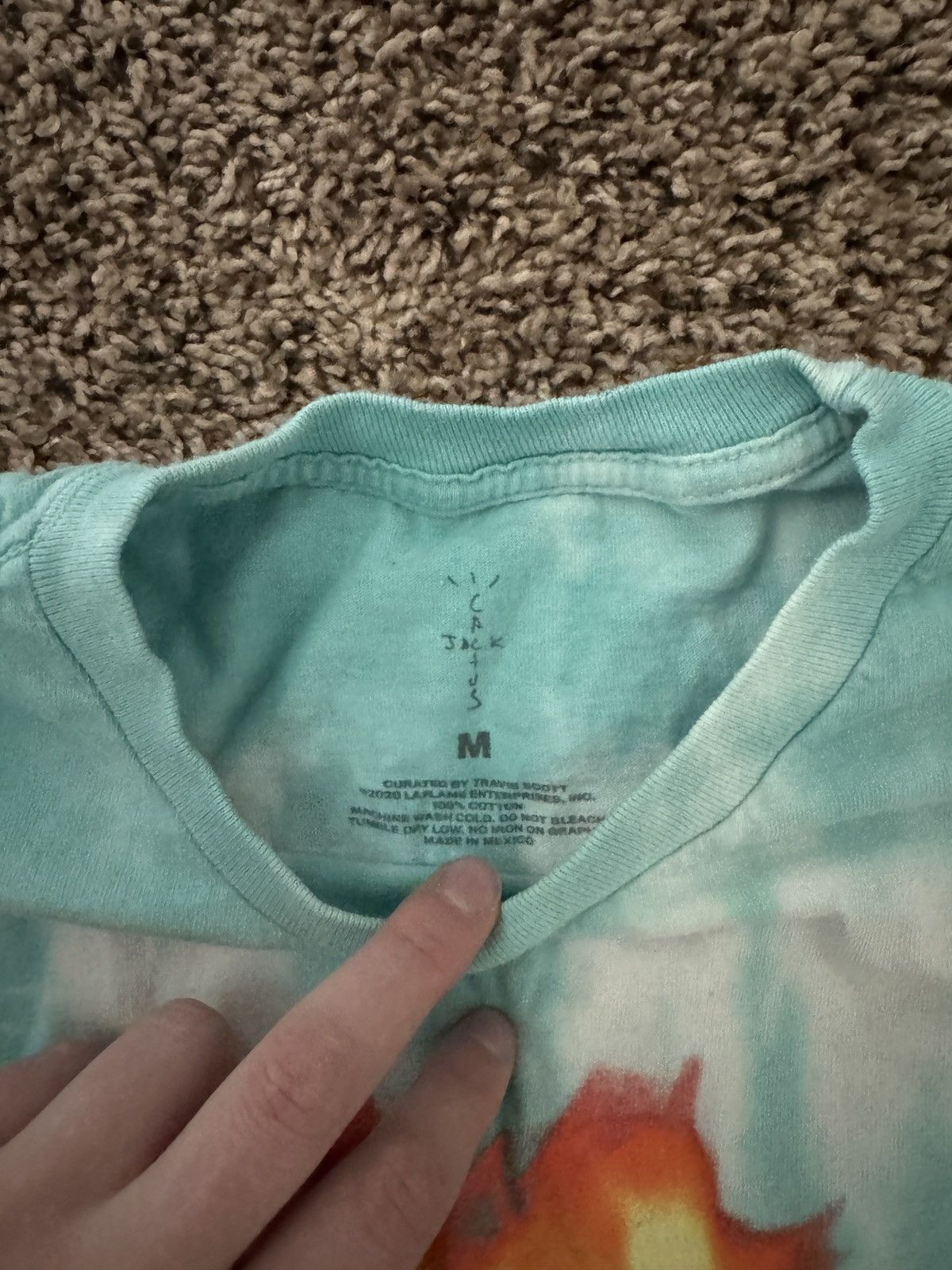 Travis Scott Travis Scott The Scotts World Tie Dye T-shirt Size US M / EU 48-50 / 2 - 3 Thumbnail