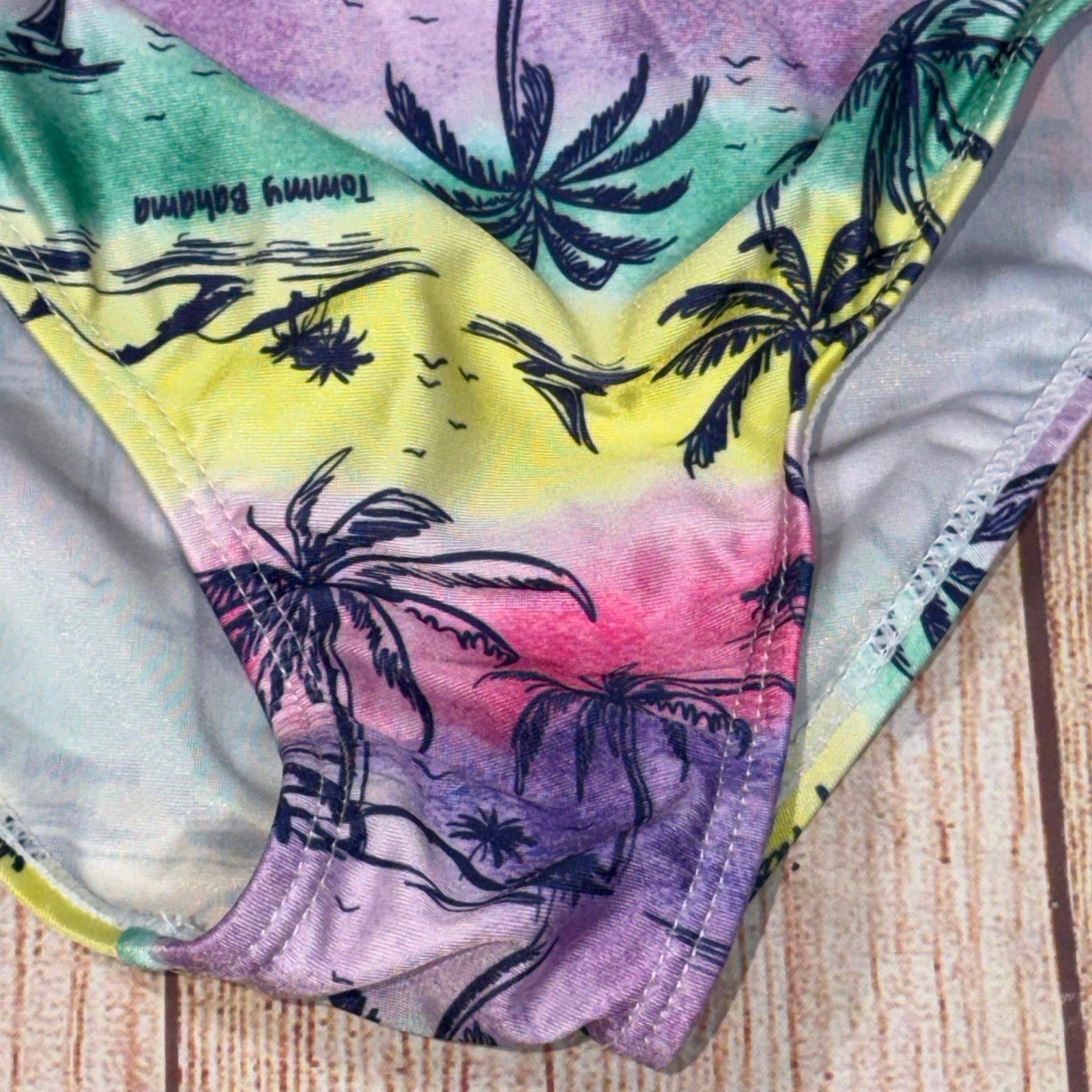 Tommy Bahama Tommy Bahama Girls' Tropical One-Shoulder Swimsuit Size 5/6 Size ONE SIZE - 4 Thumbnail