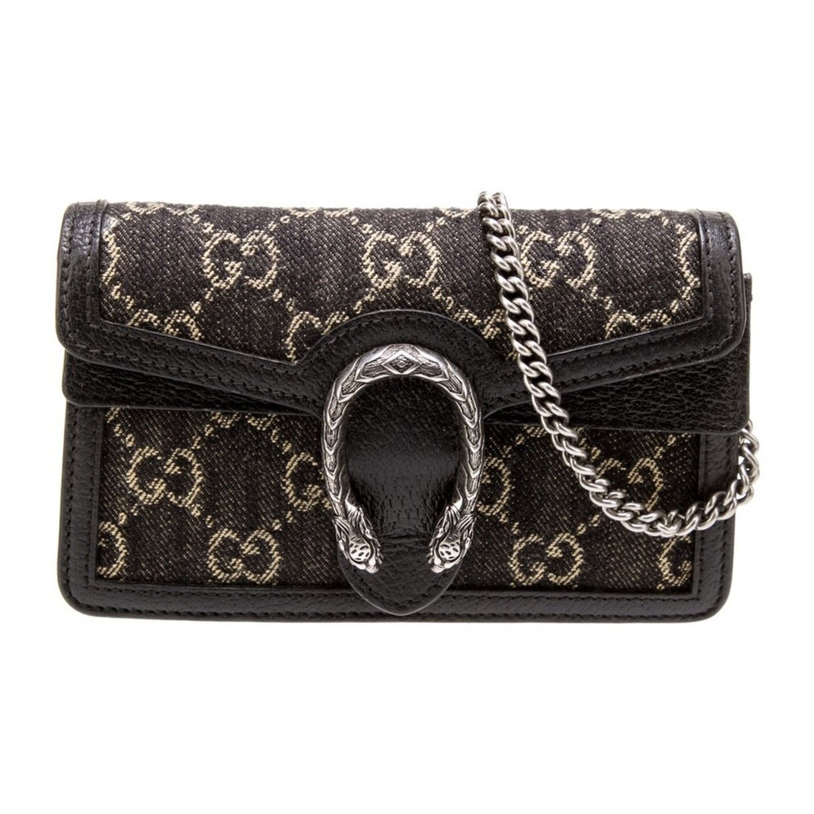 Gucci Gucci Dionysus Super Mini GG Denim Bag Size ONE SIZE - 2 Thumbnail