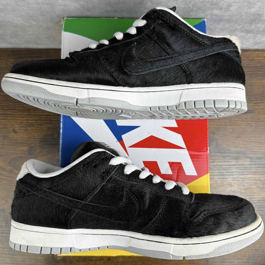Nike Nike SB Dunk Low x Medicom Toy BE@RBRICK (2020) CZ5127-001 Size US 9 / EU 42 - 4 Thumbnail