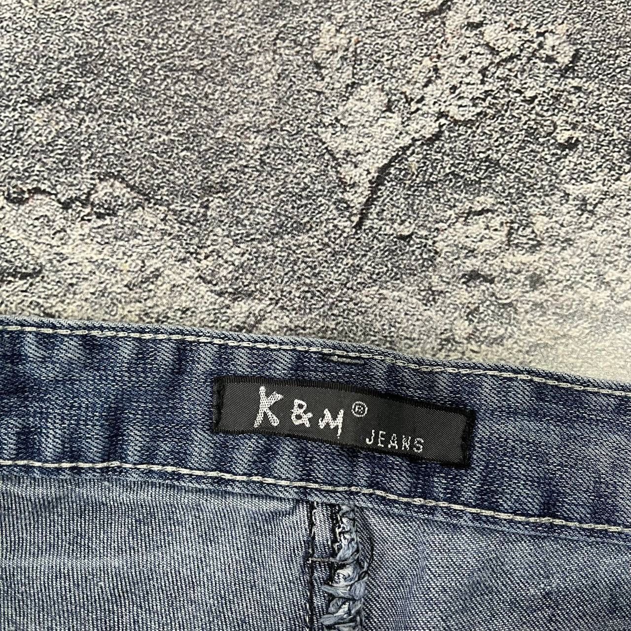 Vintage Y2K Kosmo Lupo Jeans Denim Washed Embroidered Logo Size US 32 / EU 48 - 6 Thumbnail