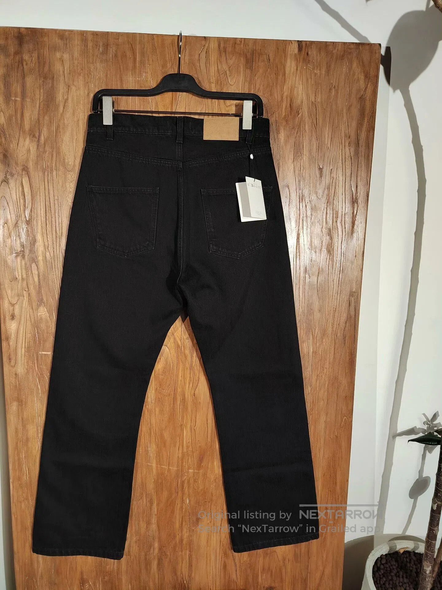 1989 STUDIO Balenciaga Givenchy Black Denim Pants. Size US 31 - 6 Thumbnail