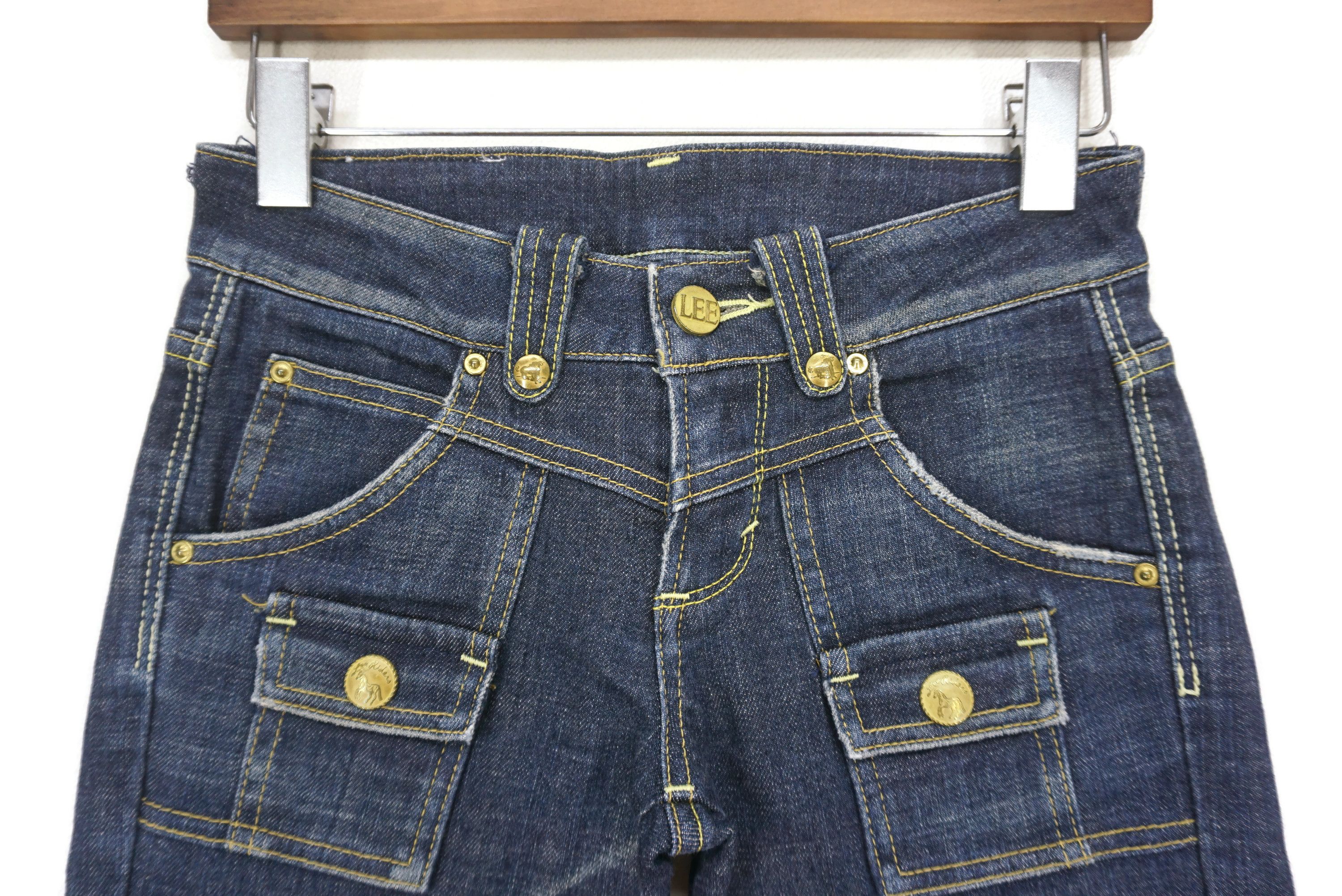 Lee Riders Jeans fits W27xL30 Low Rise Bootcut Baker Denim Size 24" / US 00 / IT 34 - 3 Thumbnail