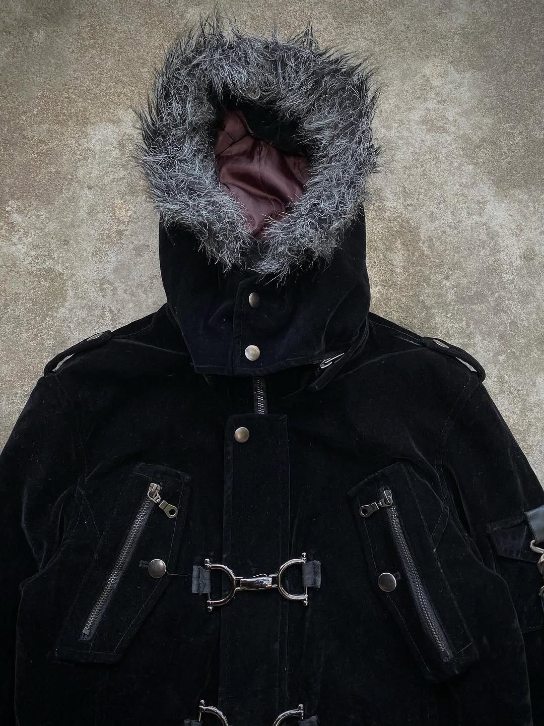 Le Grande Bleu (L.G.B.) Faux Fur Jacket Gothic Punk Japanese Styled Authentic Size US M / EU 48-50 / 2 - 3 Thumbnail