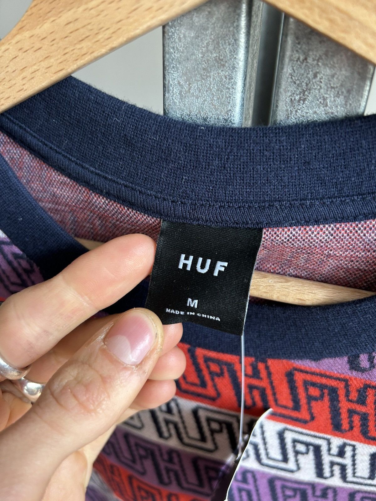 Huf HUF Skateboarding Stripe Tee Streetwear Rap Hype Retro Size US M / EU 48-50 / 2 - 5 Thumbnail