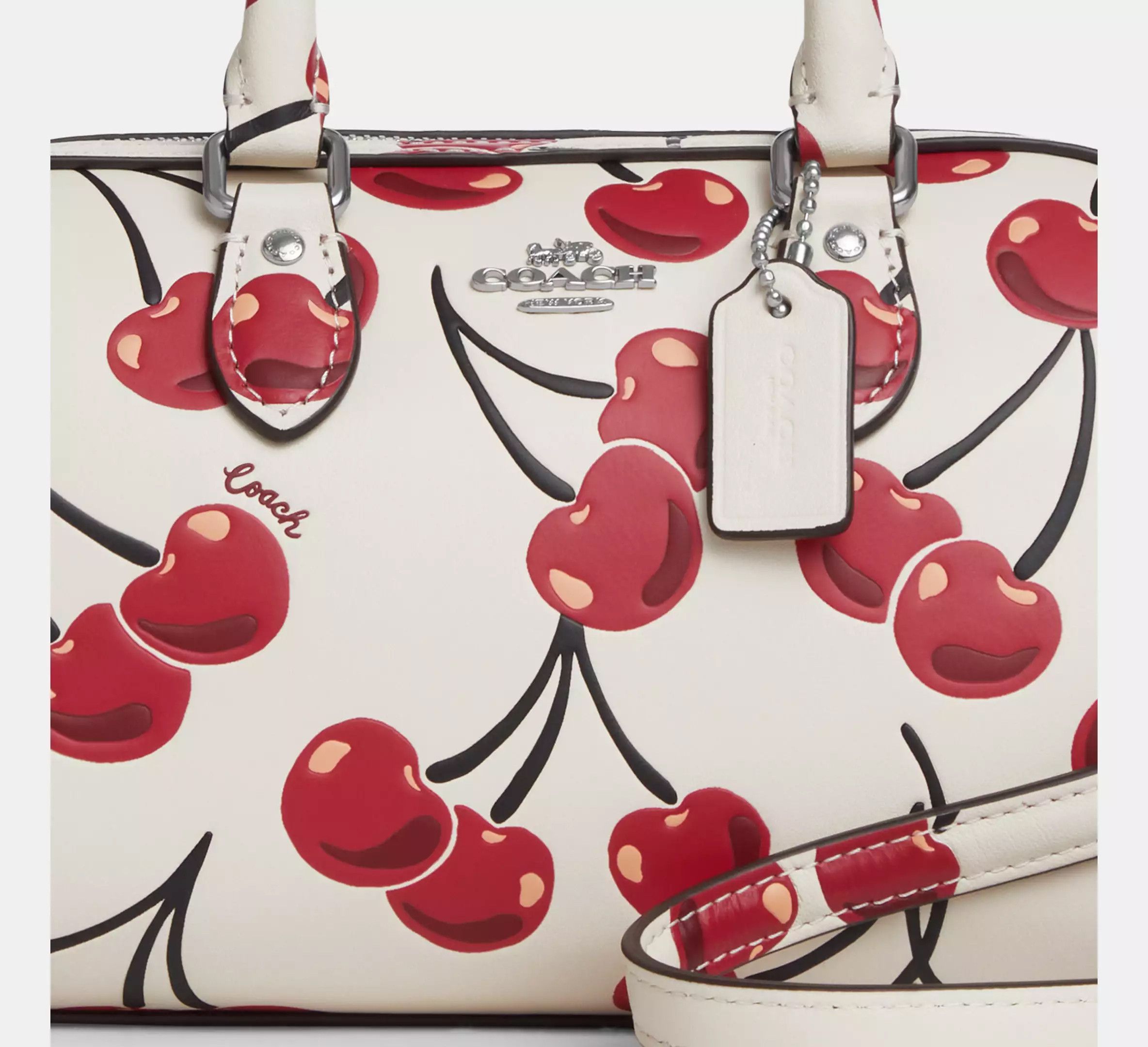 Coach Mini Rowan Crossbody Bag With Cherry Print CY745 | Grailed