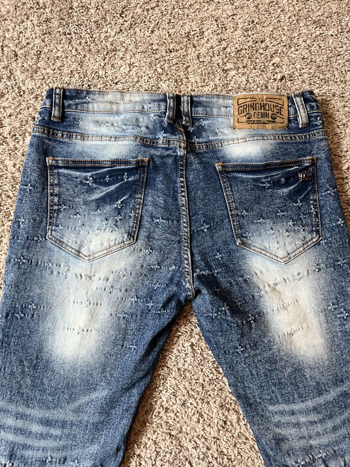 Other Vintage Washed Skinny Jean Demin Size US 36 / EU 52 - 3 Thumbnail