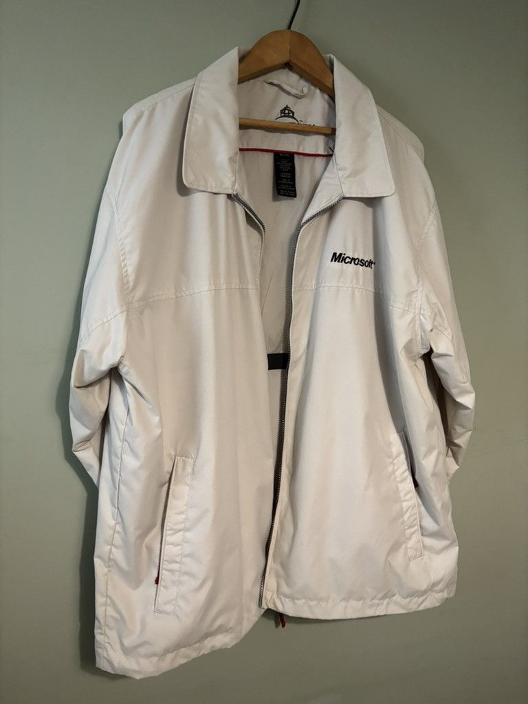 Microsoft Vintage 90s MICROSOFT Employee Windbreaker Jacket Size US XL / EU 56 / 4 - 15 Thumbnail