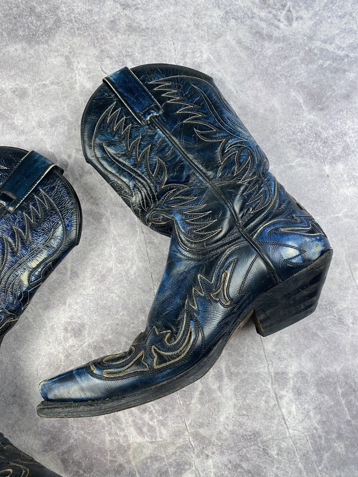 Sendra Sendra Vintage Western Boots Rare Blue Colour Size: 42 Size US 8.5 / EU 41-42 - 13 Thumbnail