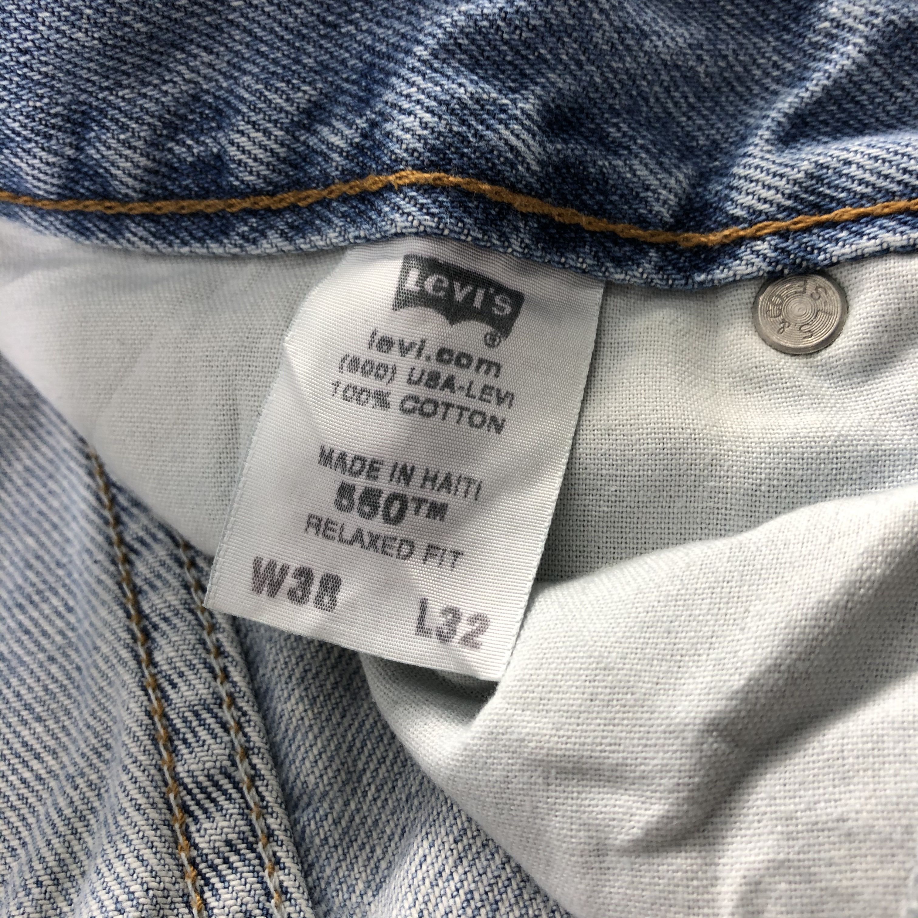 Levi's Vintage Levi's 550 Jeans Medium Wash Denim KJ408 Size US 37 - 10 Thumbnail