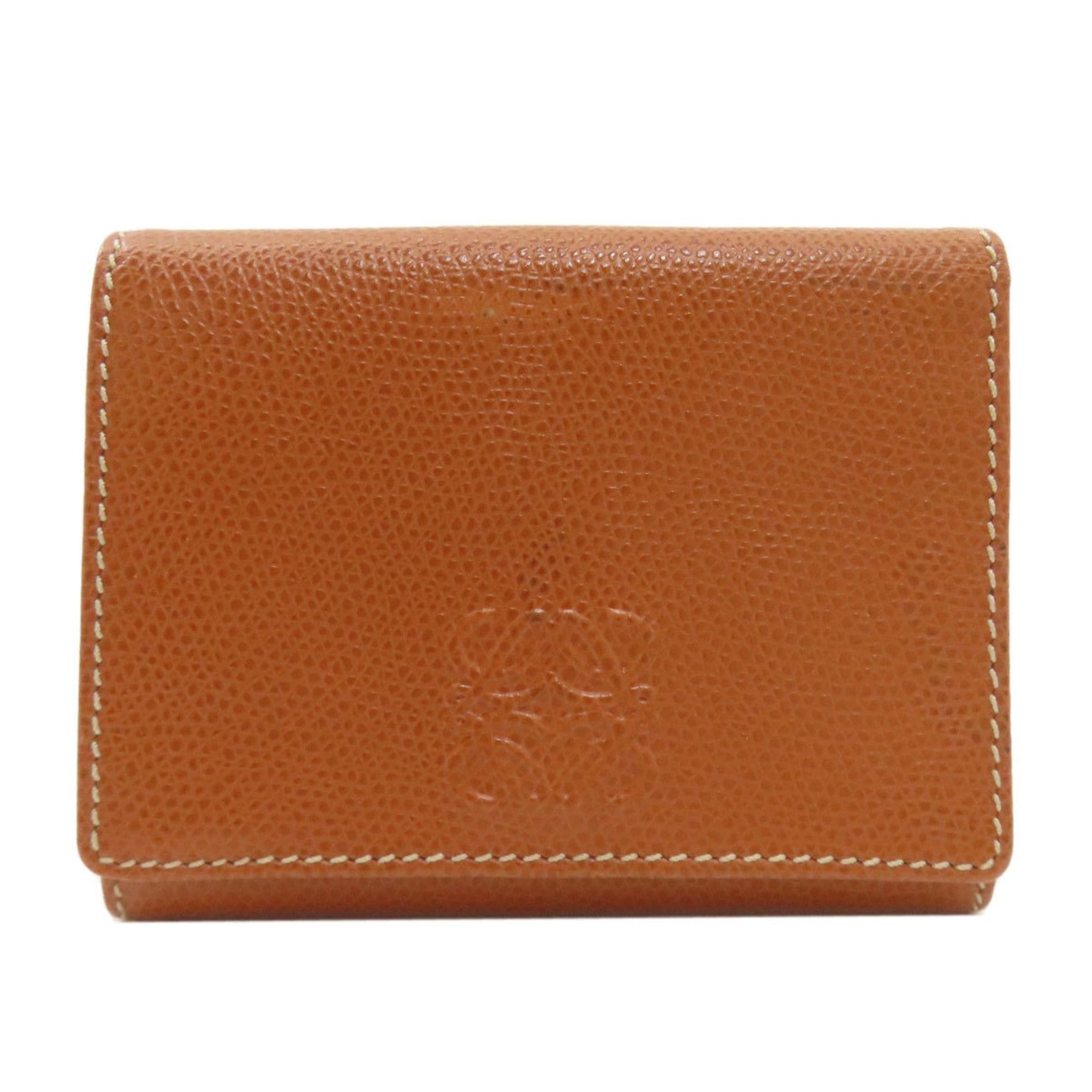 Loewe LOEWE Anagram Bifold Wallet Leather Women's Size ONE SIZE - 1 Thumbnail