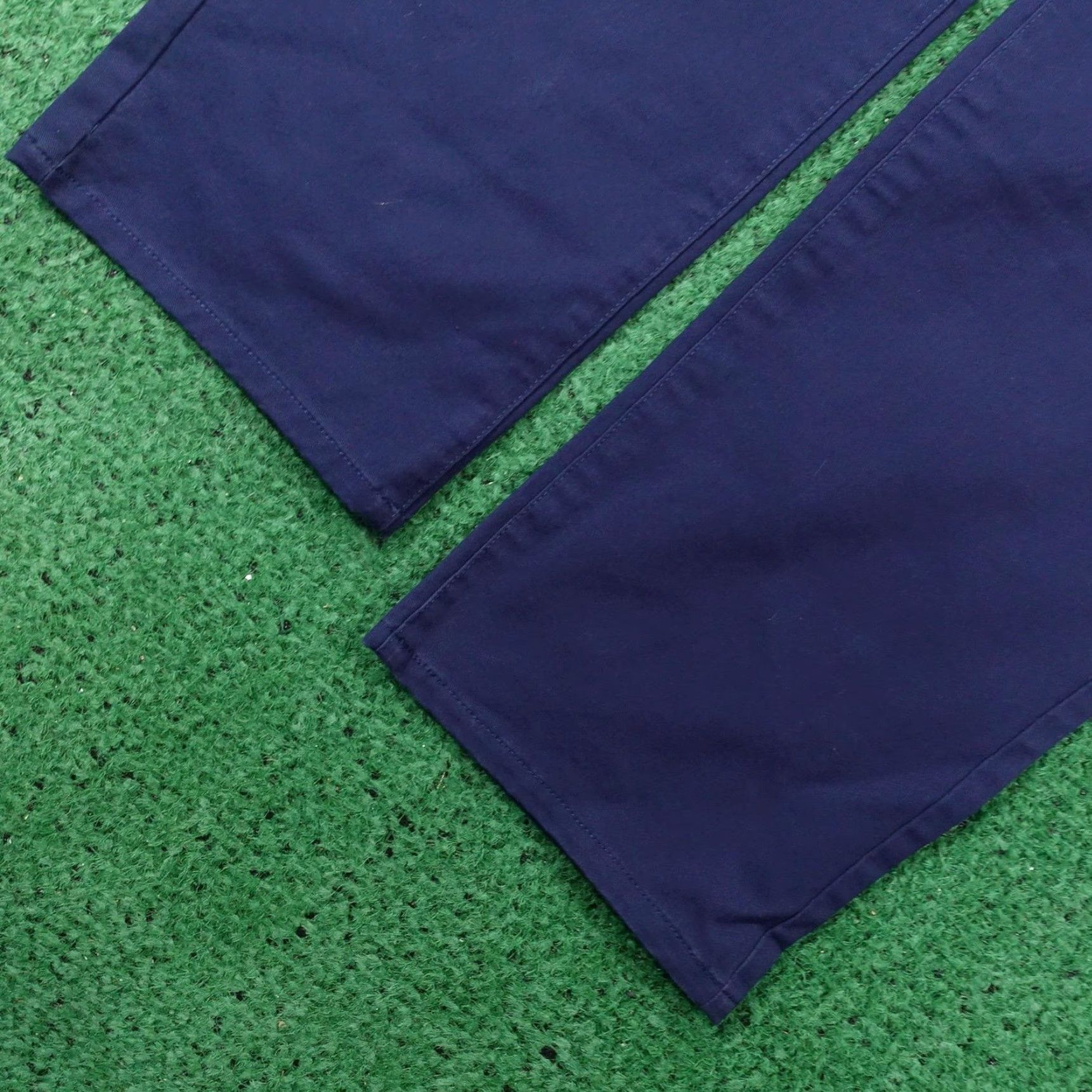 Bonobos Bonobos Pants Mens 34x34 Slim Chino Stretch Cotton Spandex Pockets Blue Solid Flat Front Zip Button-Welt Back Pockets Casual Business Men's Pants Size US 34 / EU 50 - 3 Thumbnail