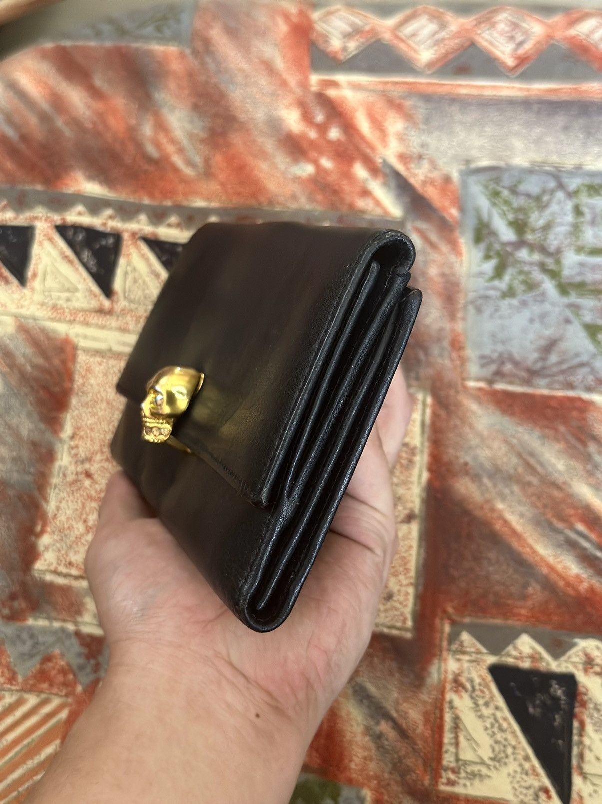 Alexander McQueen ALEXANDER MCQUEEN LEATHER SKULL WALLET Size ONE SIZE - 6 Thumbnail