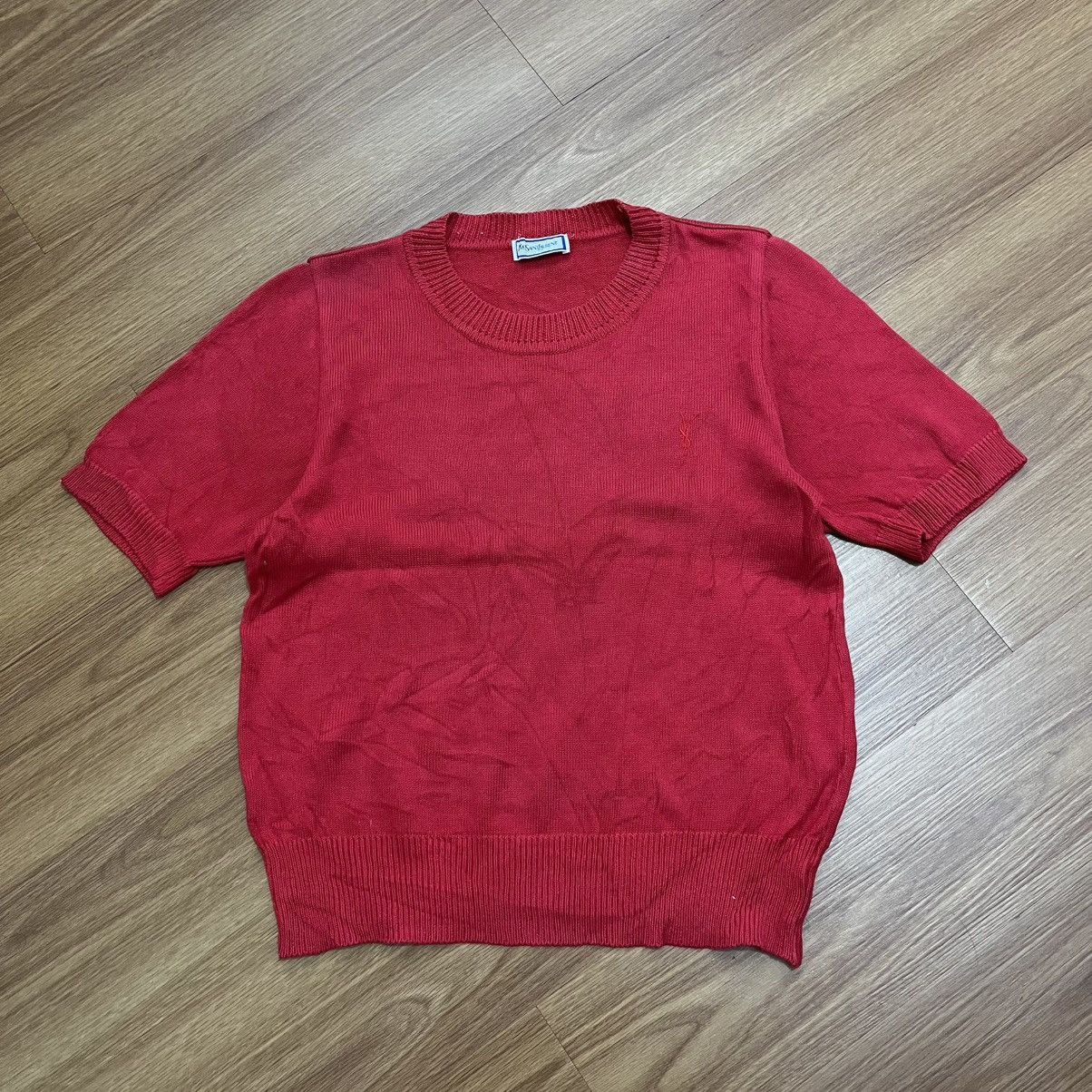 Yves Saint Laurent YvesSaintLaurent short sleeve knit shirt Size US M / EU 48-50 / 2 - 1 Thumbnail