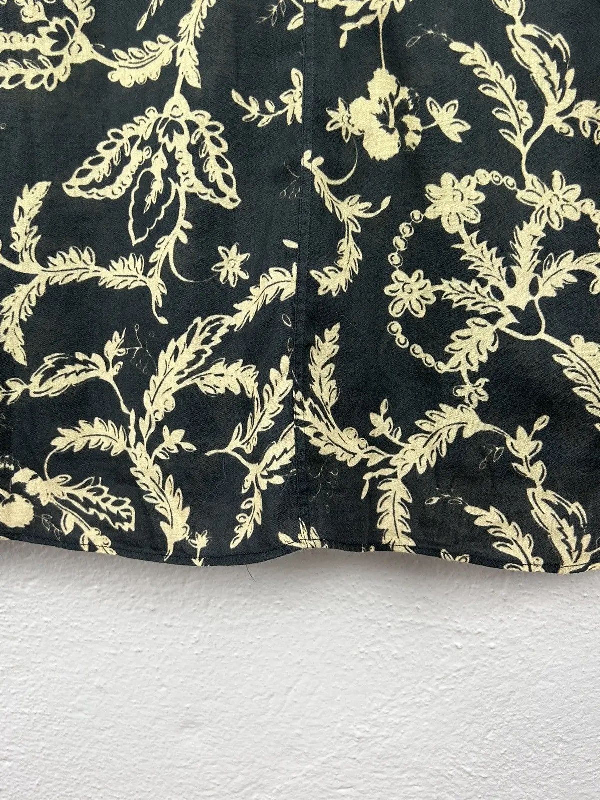 Dries Van Noten Dries Van Noten Floral Leaves Ornament Long Sleeve Shirt Size US L / EU 52-54 / 3 - 7 Thumbnail