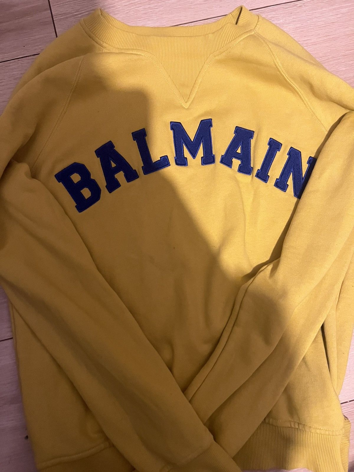Balmain University Logo-embroidered Sweatshirt Size US L / EU 52-54 / 3 - 2 Thumbnail