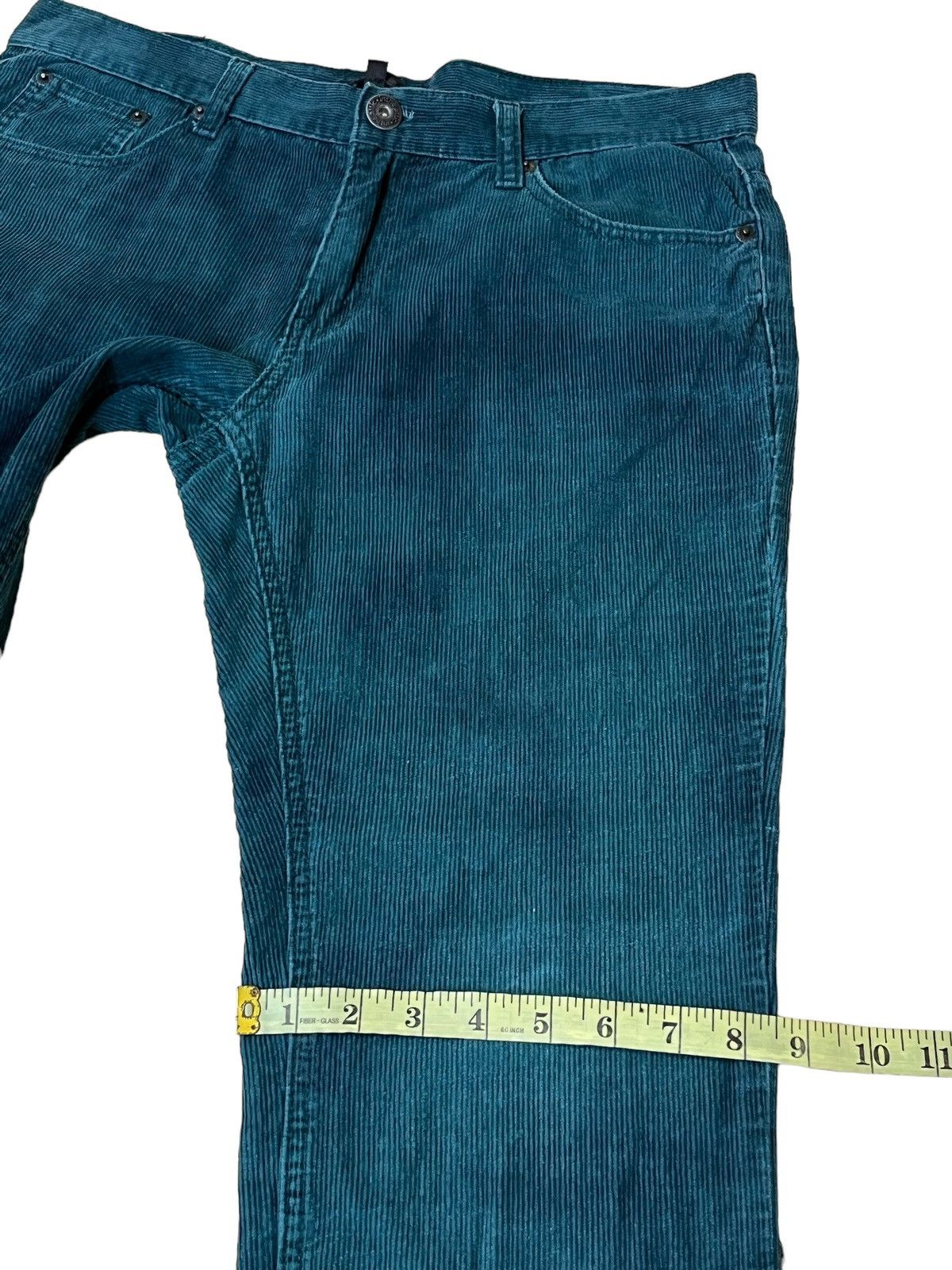 In The Attic IN THE ATTIC GREEN CORDUROY JEANS Size US 33 - 15 Thumbnail