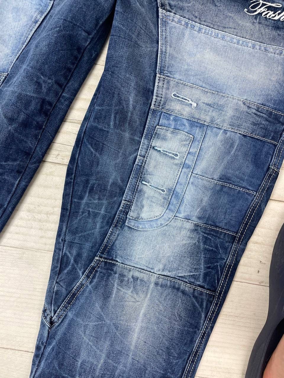 Japanese Brand Kosmo Lupo Distressed Gothic Punk Denim Jeans Japan Y2K Size US 38 / EU 54 - 13 Thumbnail