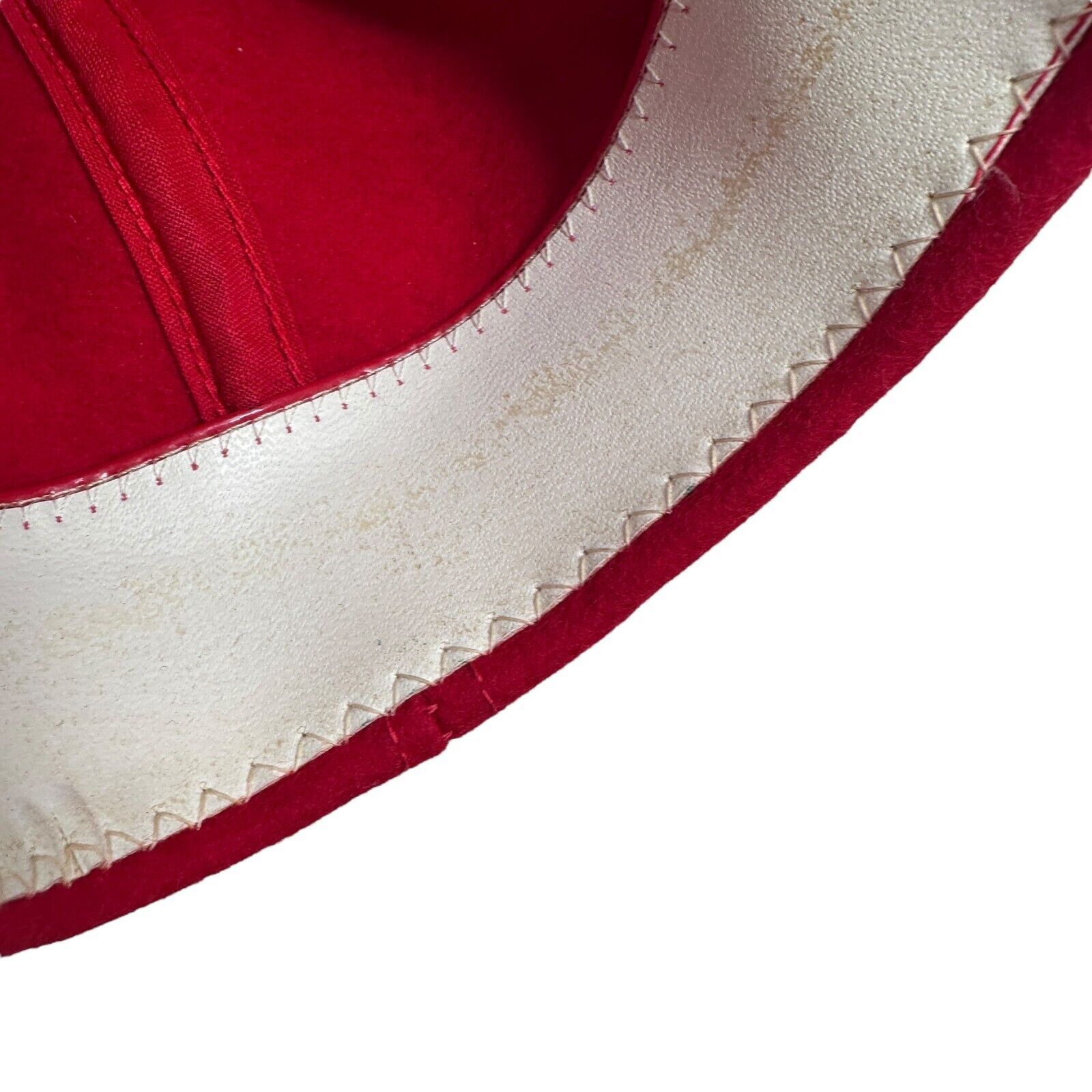 Other Vintage Harvard Sports Headwear Fitted Hat 7 3/8 Red Leather Size ONE SIZE - 10 Thumbnail