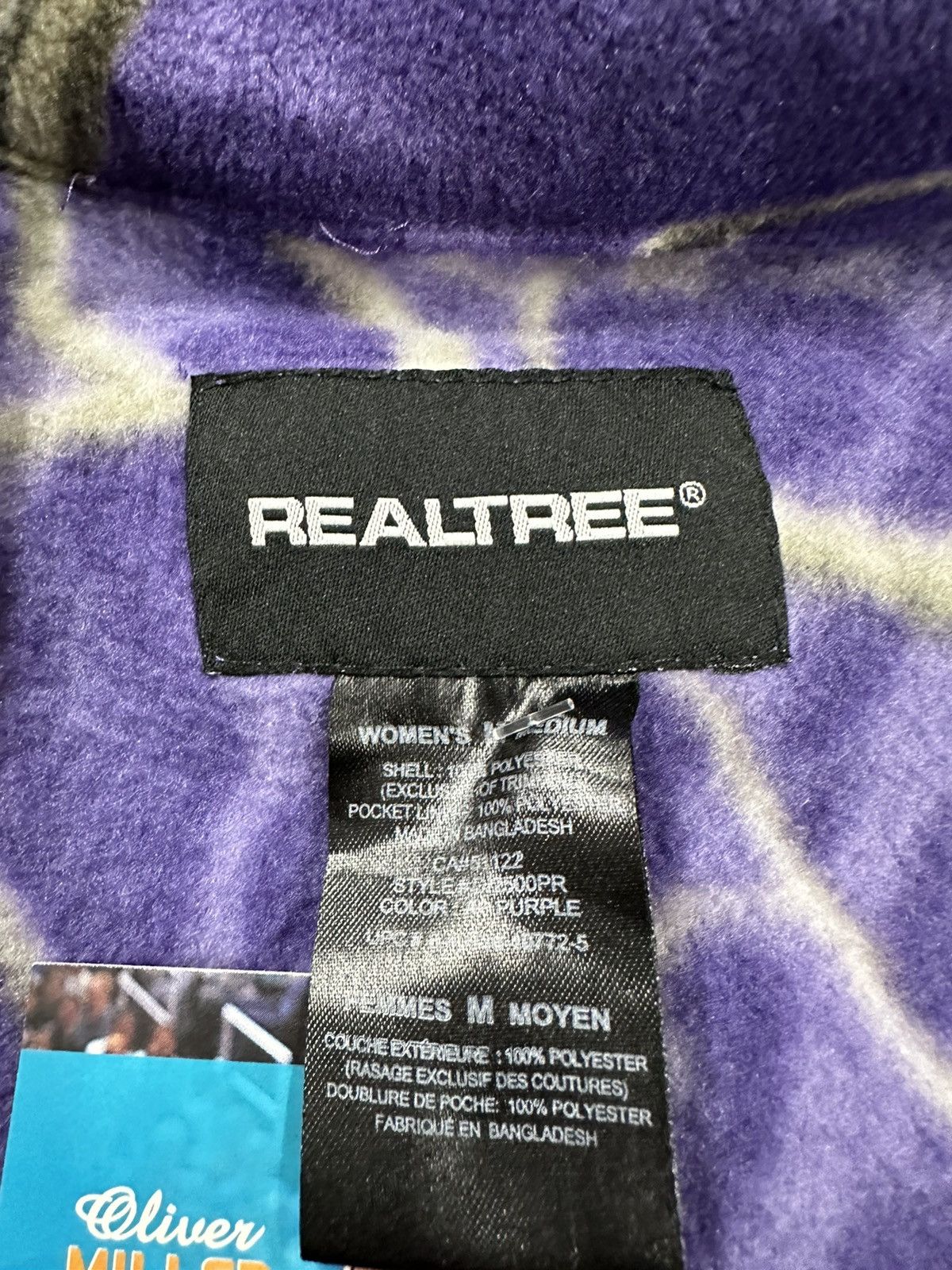 Realtree Crazy Y2K Realtree Camo Purple Fleece Jacket Size M / US 6-8 / IT 42-44 - 12 Thumbnail