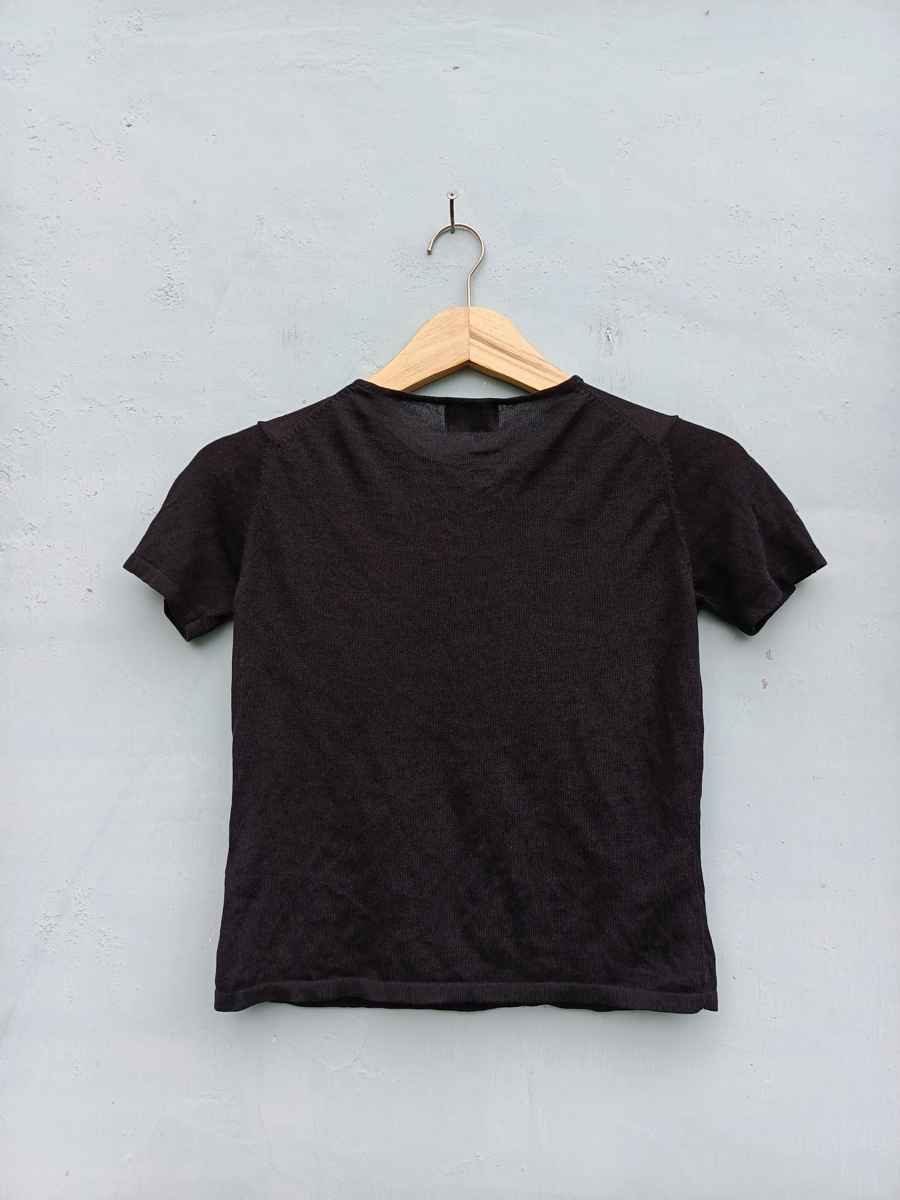 Japanese Brand Junko shimada black crop top Size M / US 6-8 / IT 42-44 - 9 Thumbnail