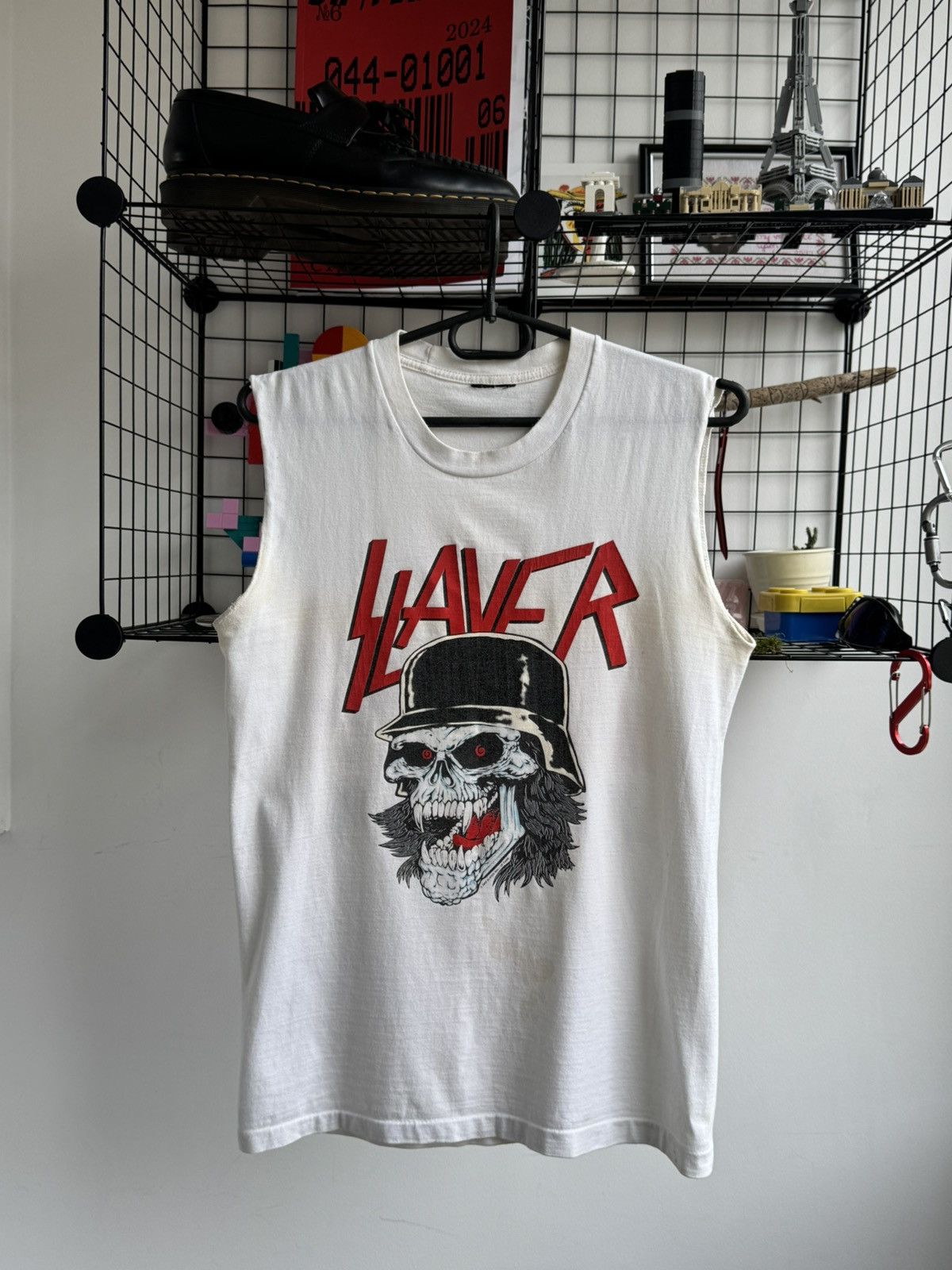 Rare Vintage SLAYER SLAYTANIC WEHRMACHT Tank Top