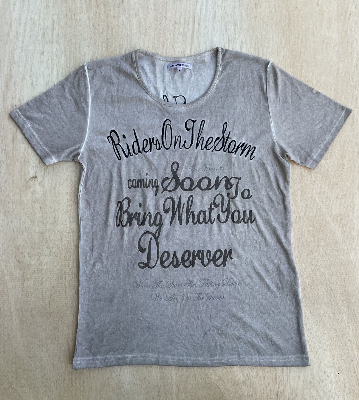 If Six Was Nine × Japanese Brand × semanticdesign Semantic Design ifsixwasnine Lgb Style Tshirt Size US L / EU 52-54 / 3 - 1 Thumbnail
