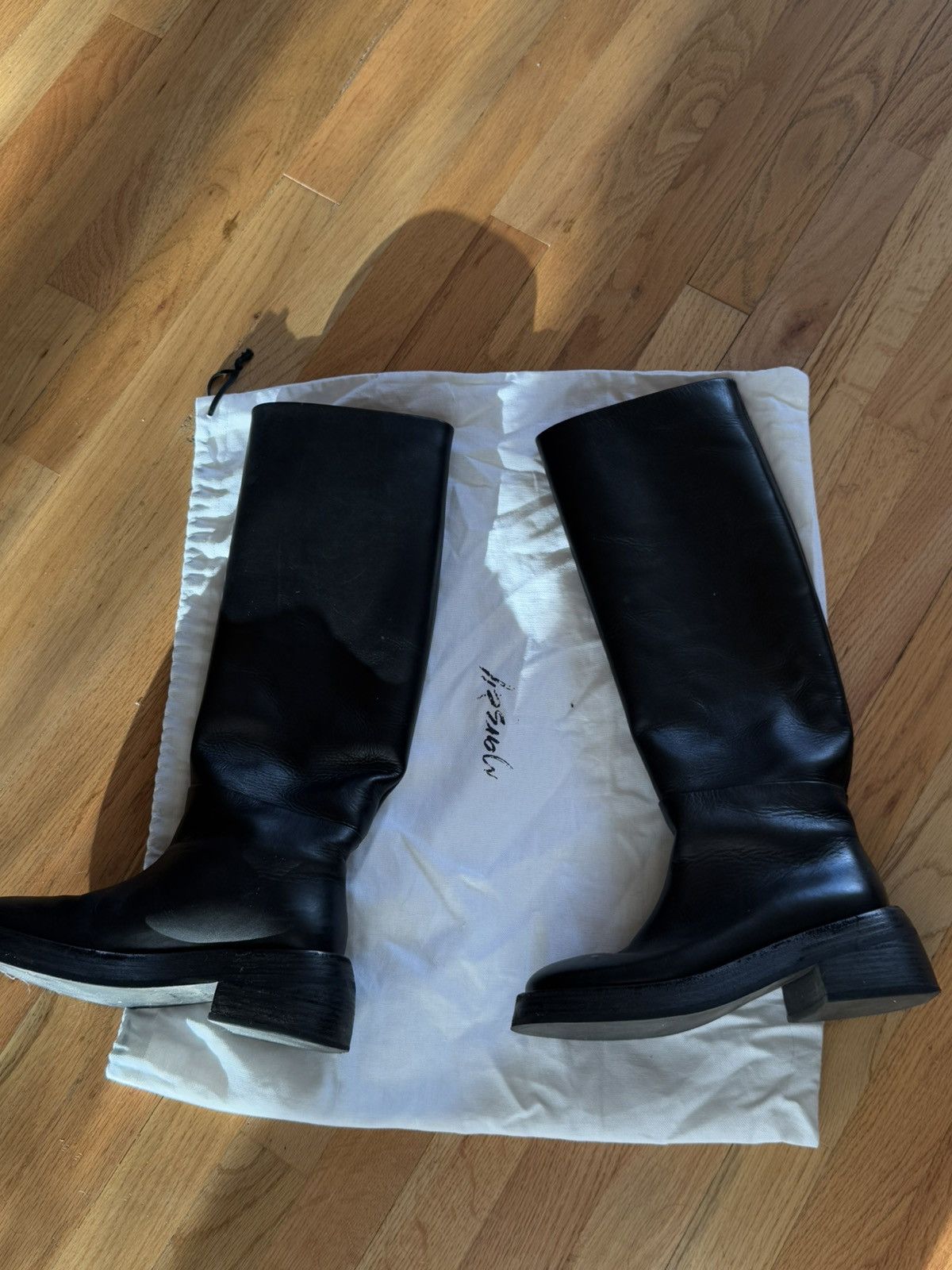 Marsell marsell knee-high block heel boots Size US 6 / IT 36 - 6 Thumbnail